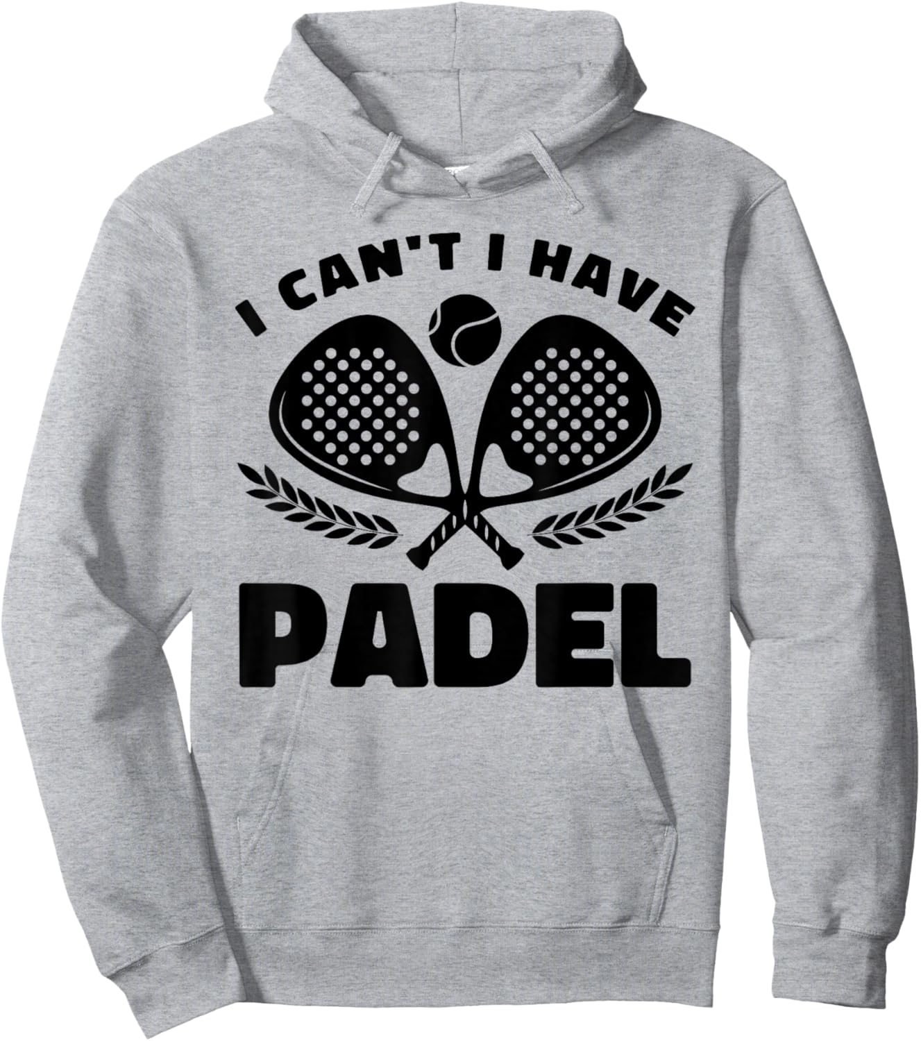 Padel Tennis - Ball Squash Racquet Padel Hoodie - Hoodie | Ash