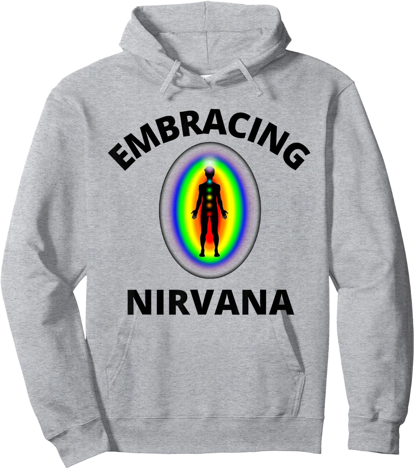 Embracing Nirvana Buddhist Shirt Hoodie - Hoodie | Ash
