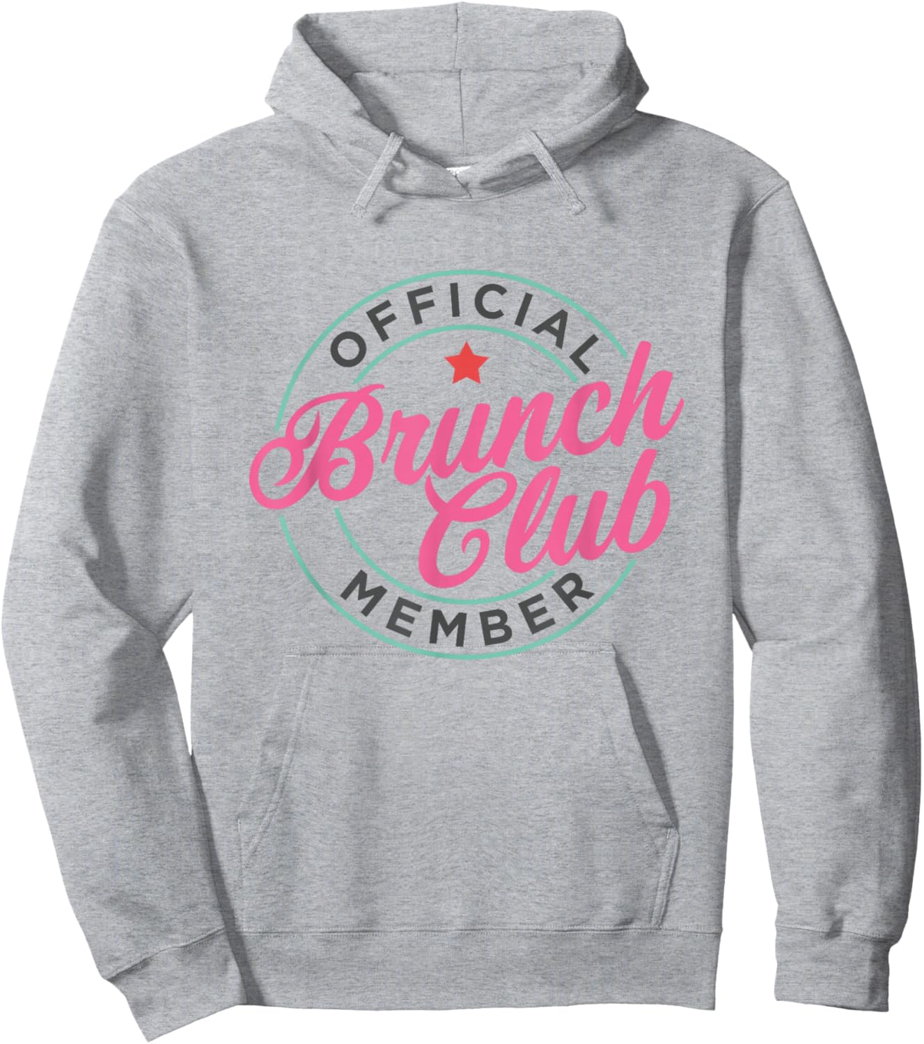 Brunch Club Official Member Hoodie - Hoodie | Ash