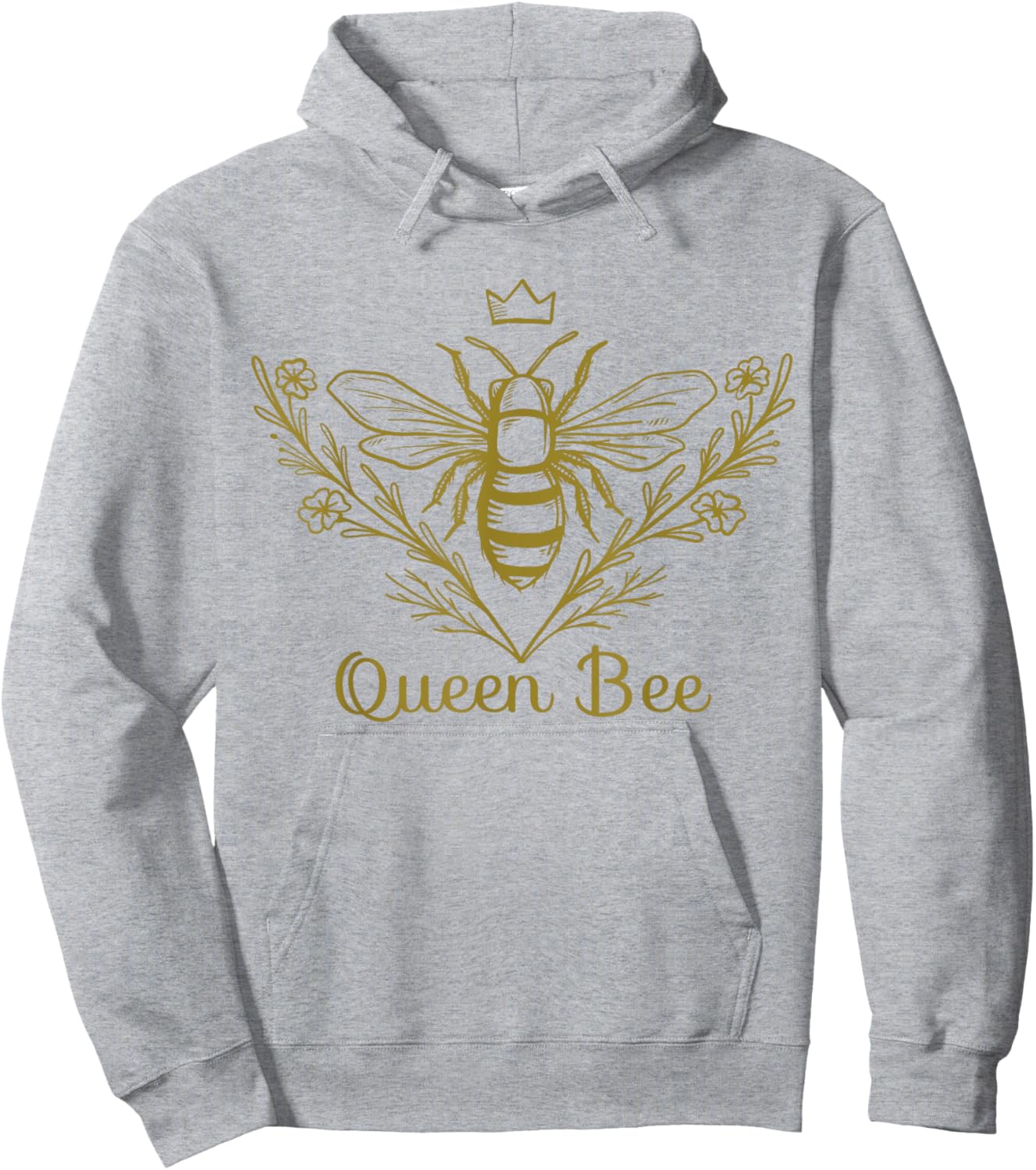 Queen Bee Honey Bee Keeper Outfit Beekeeping Hoodie - Hoodie | Ash