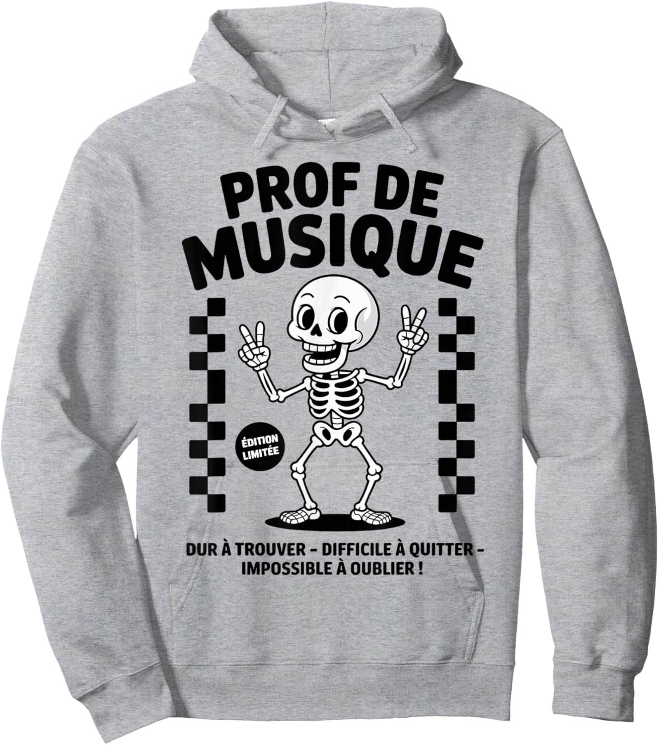 Music Teacher Humour - Funny Gift Hoodie - Hoodie | Ash