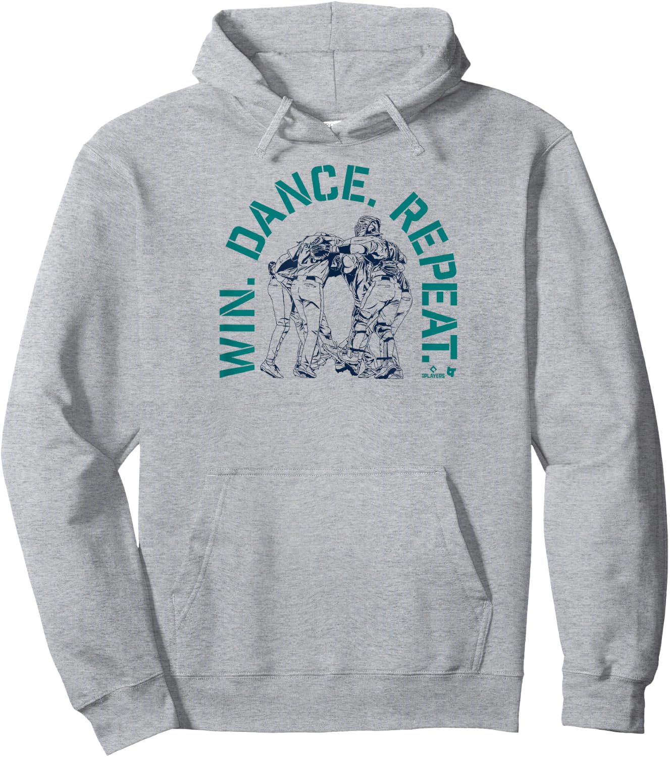 Seattle Baseball: Win. Dance. Repeat. Hoodie - Hoodie | Ash