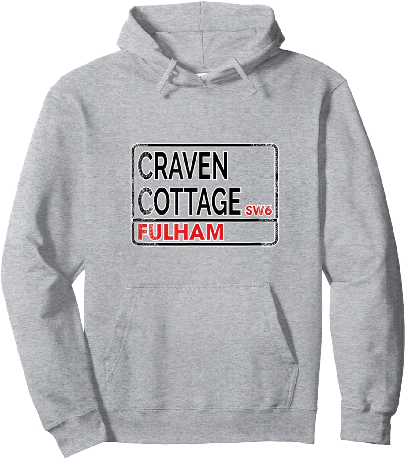 Fulham - Craven Cottage SW6 Hoodie - Hoodie | Ash