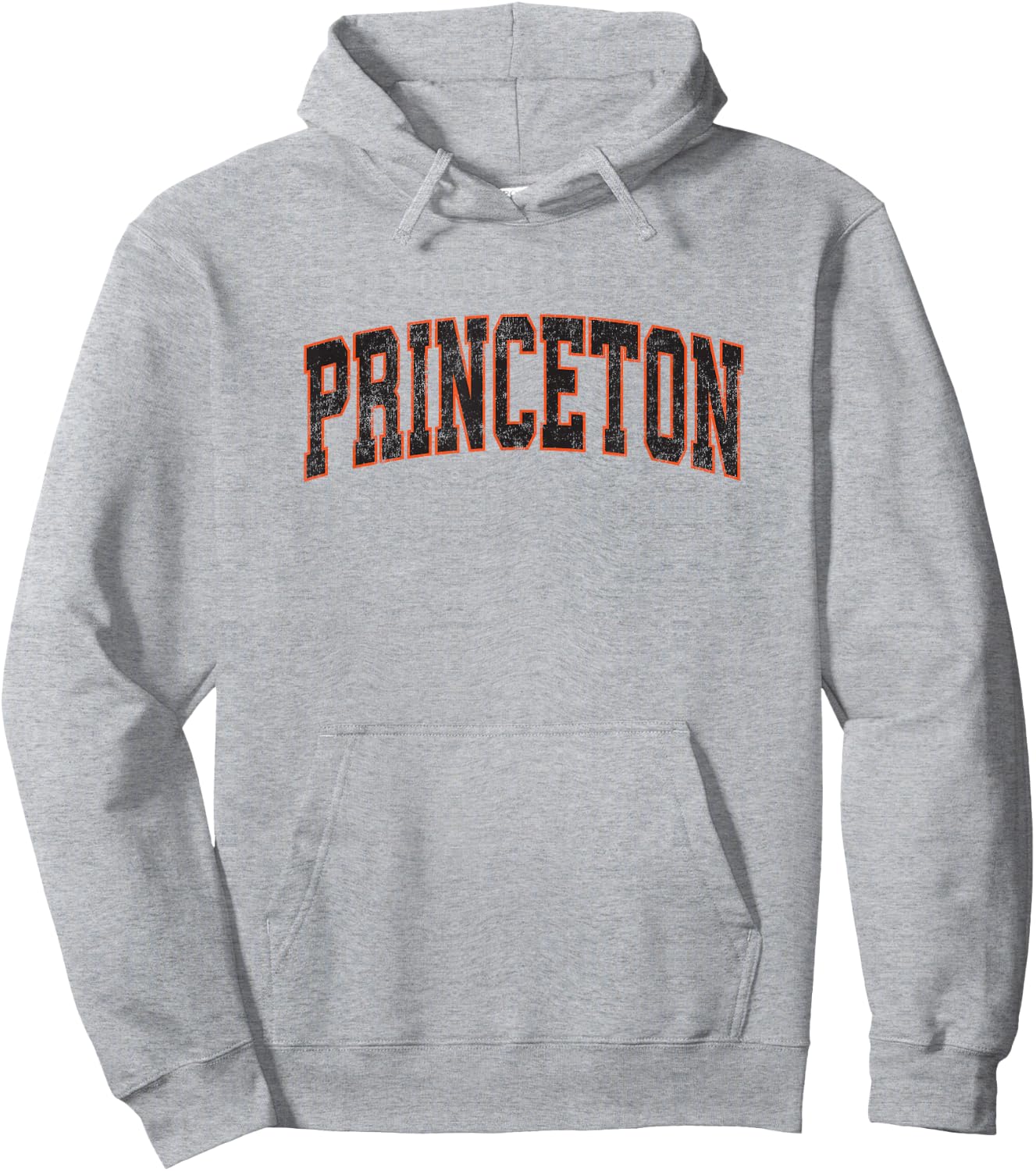 Princeton New Jersey NJ Vintage Athletic Sports Hoodie - Hoodie | Ash