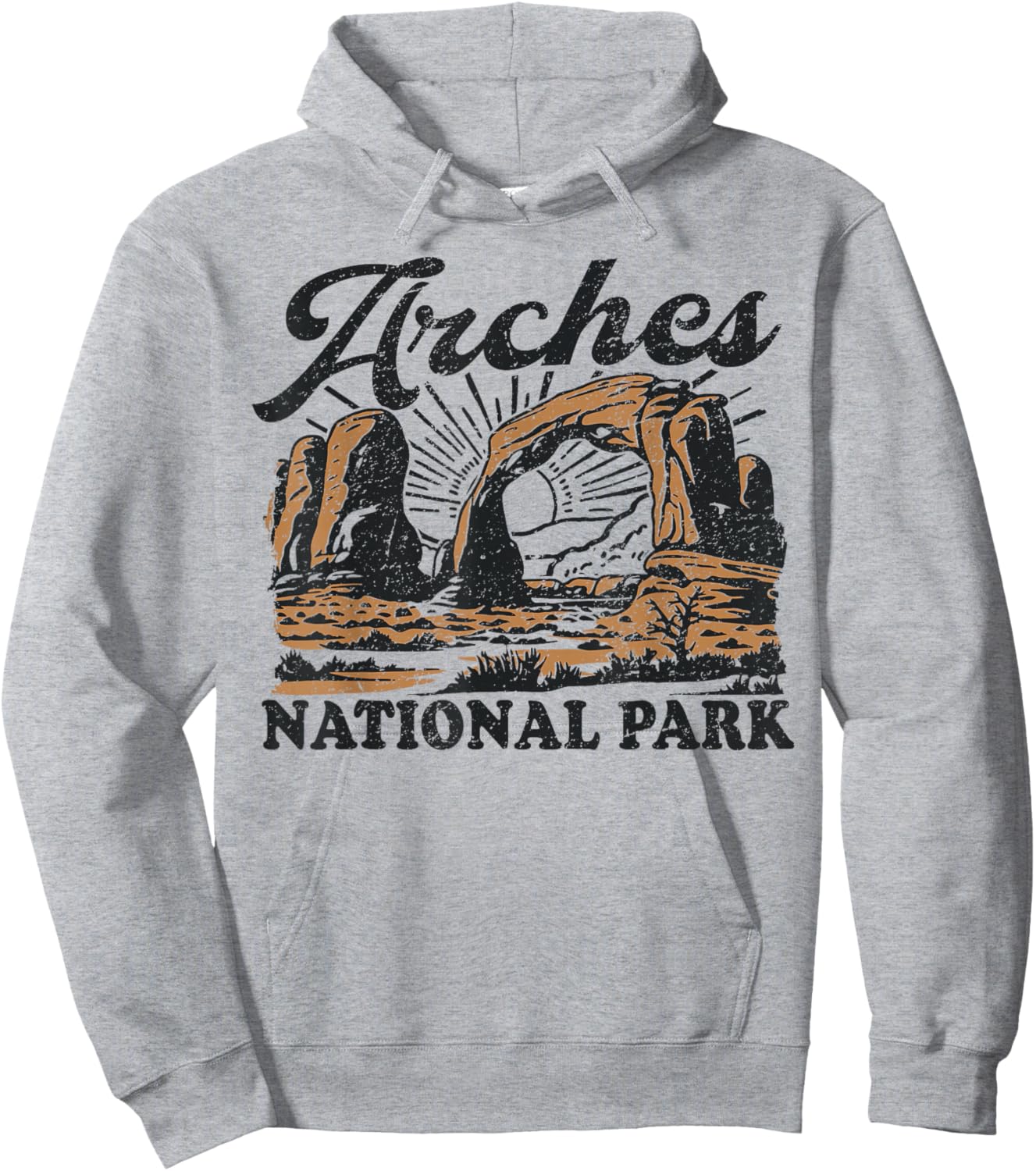 Arches National Park Hoodie - Hoodie | Ash