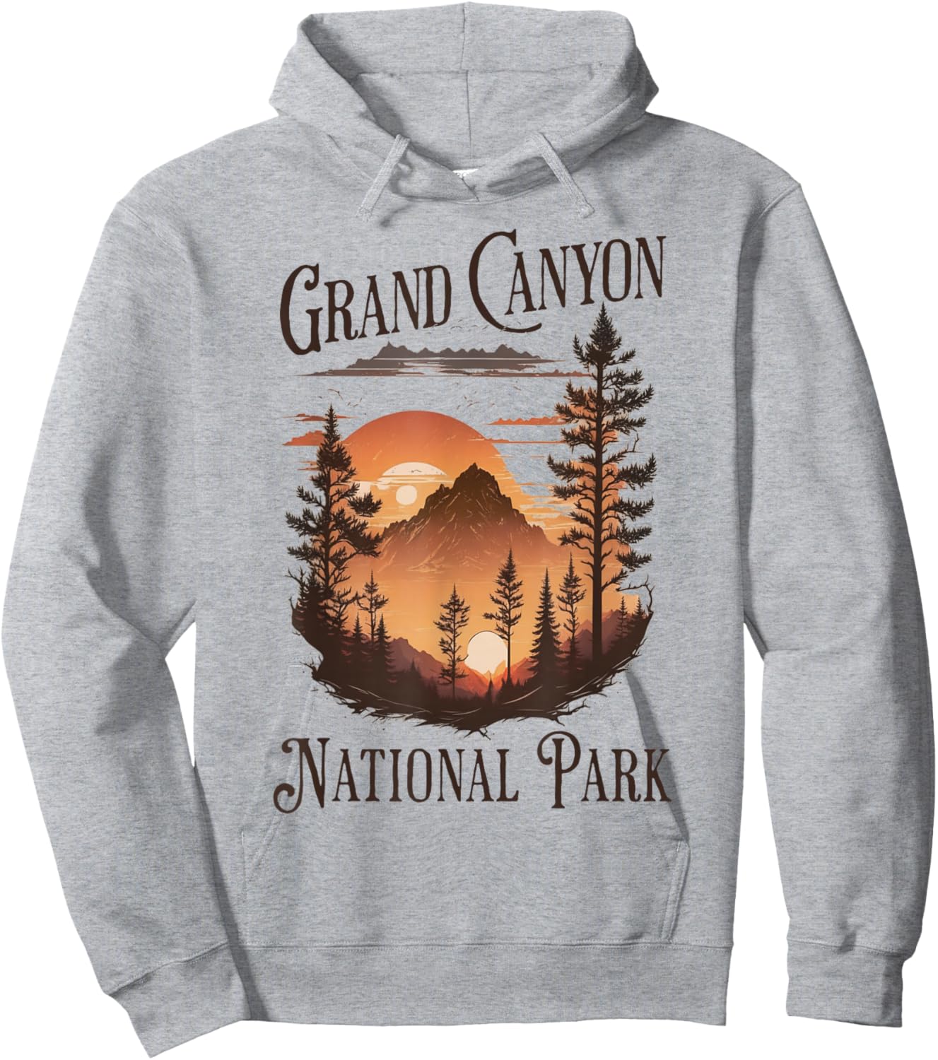 Grand Canyon National Park Hoodie - Hoodie | Ash