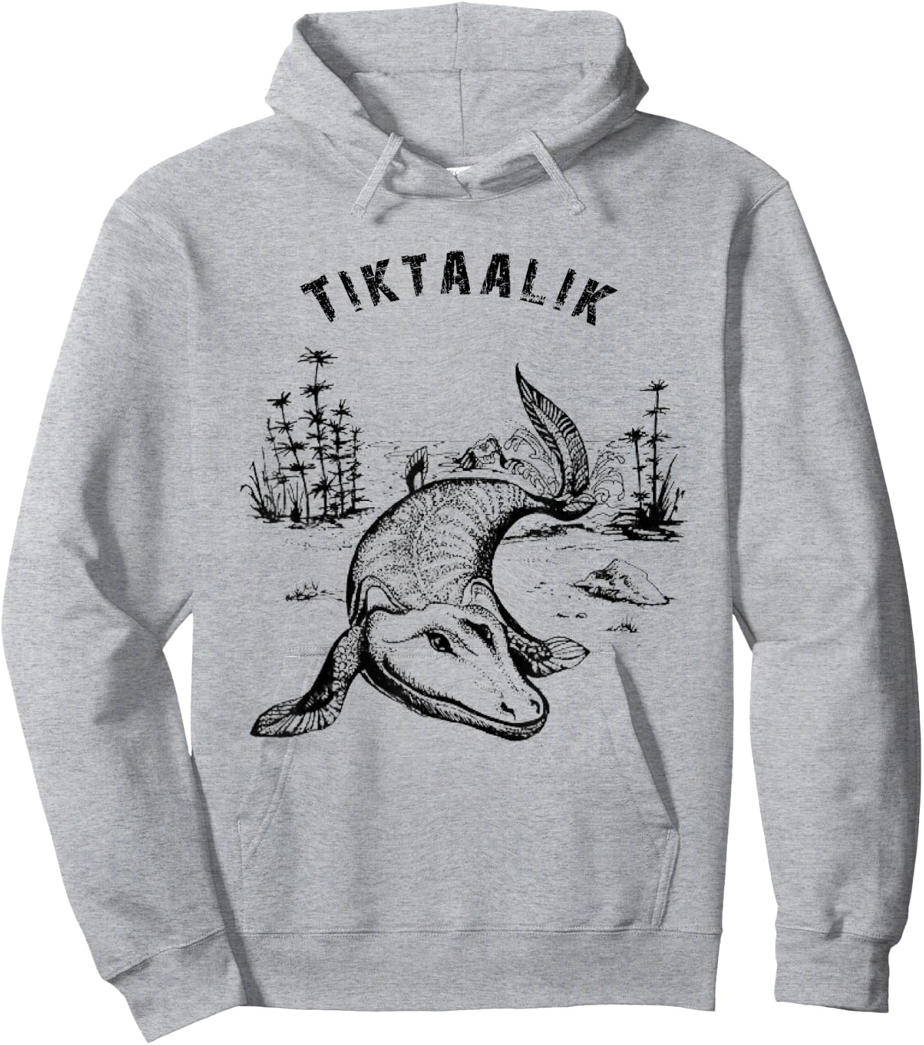 Tiktaalik Roseae Hoodie - Hoodie | Ash