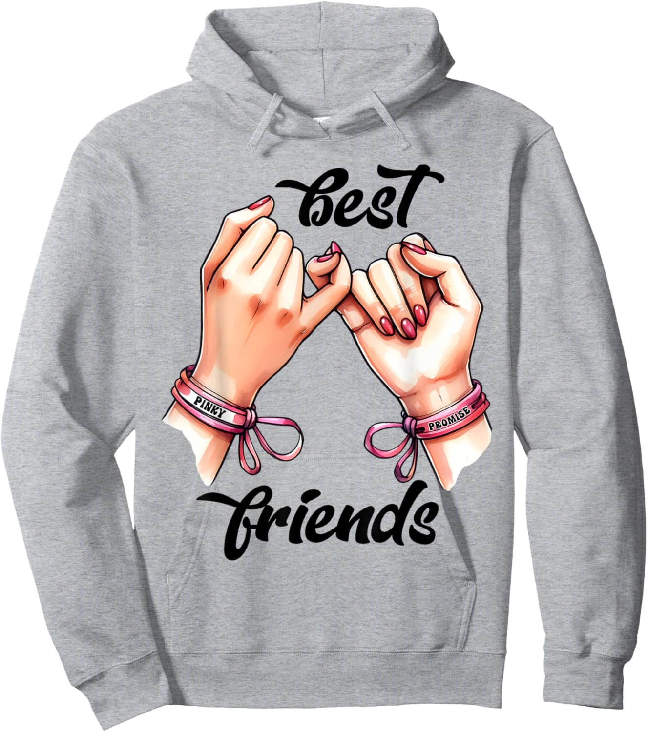 Passende BFF Spirit Week Besties für Mädchen Hoodie - Hoodie | Ash