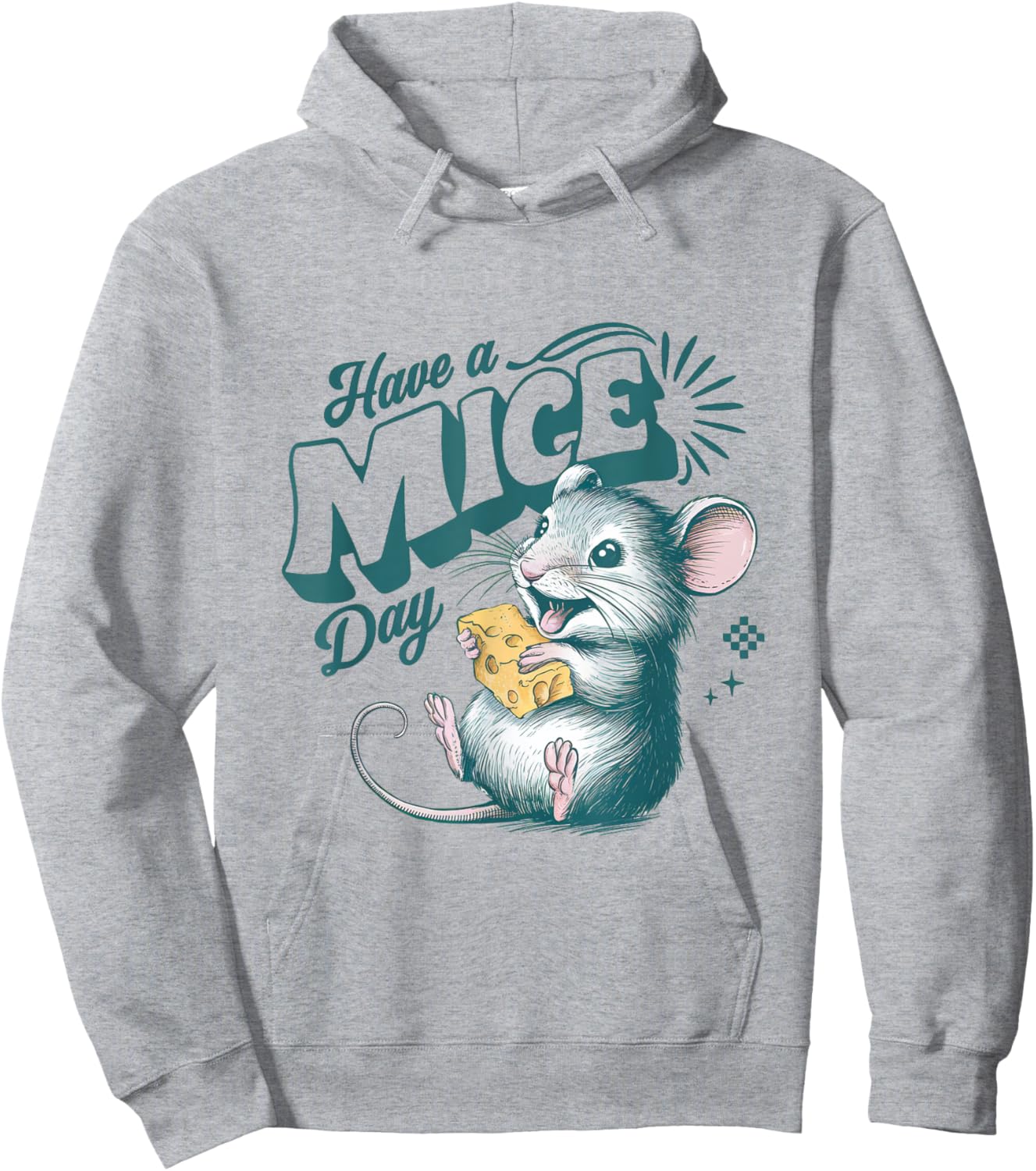 Have a Mice Day Cute Mouse Animal Pun Hoodie - Hoodie | Ash