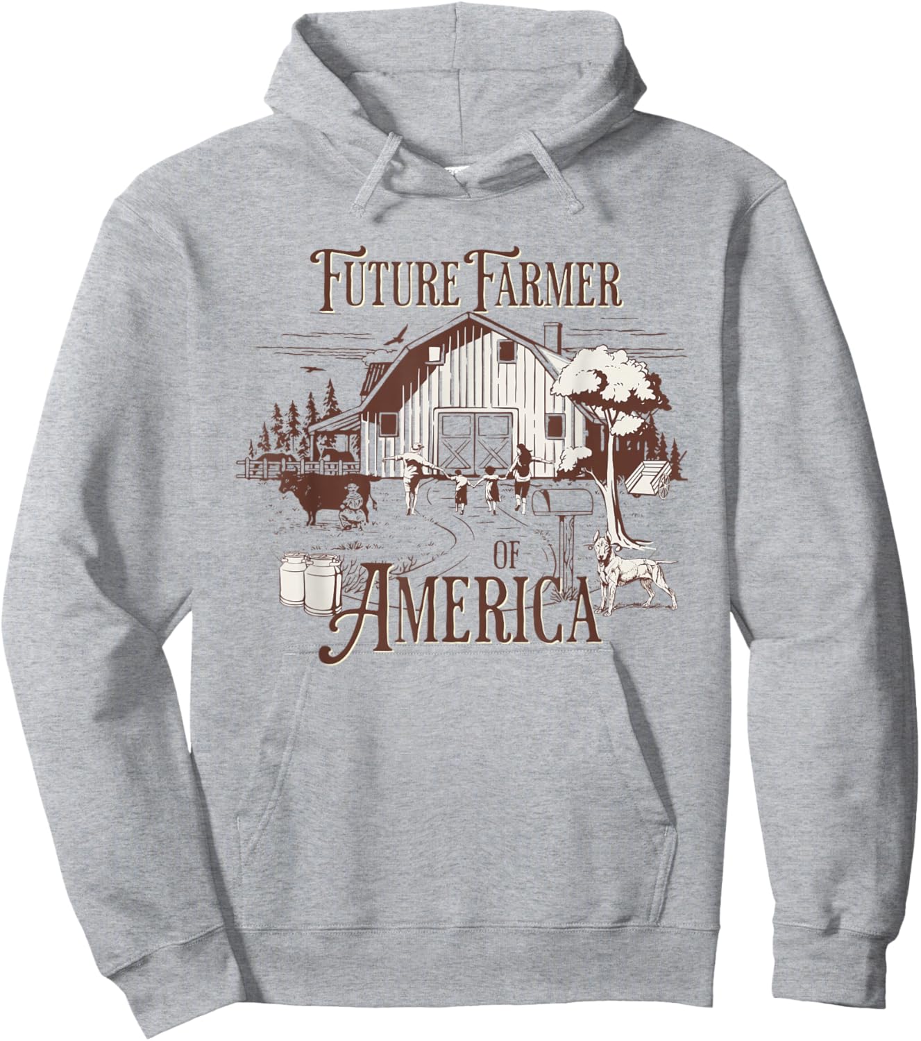 Future Farmer Of America Hoodie - Hoodie | Ash