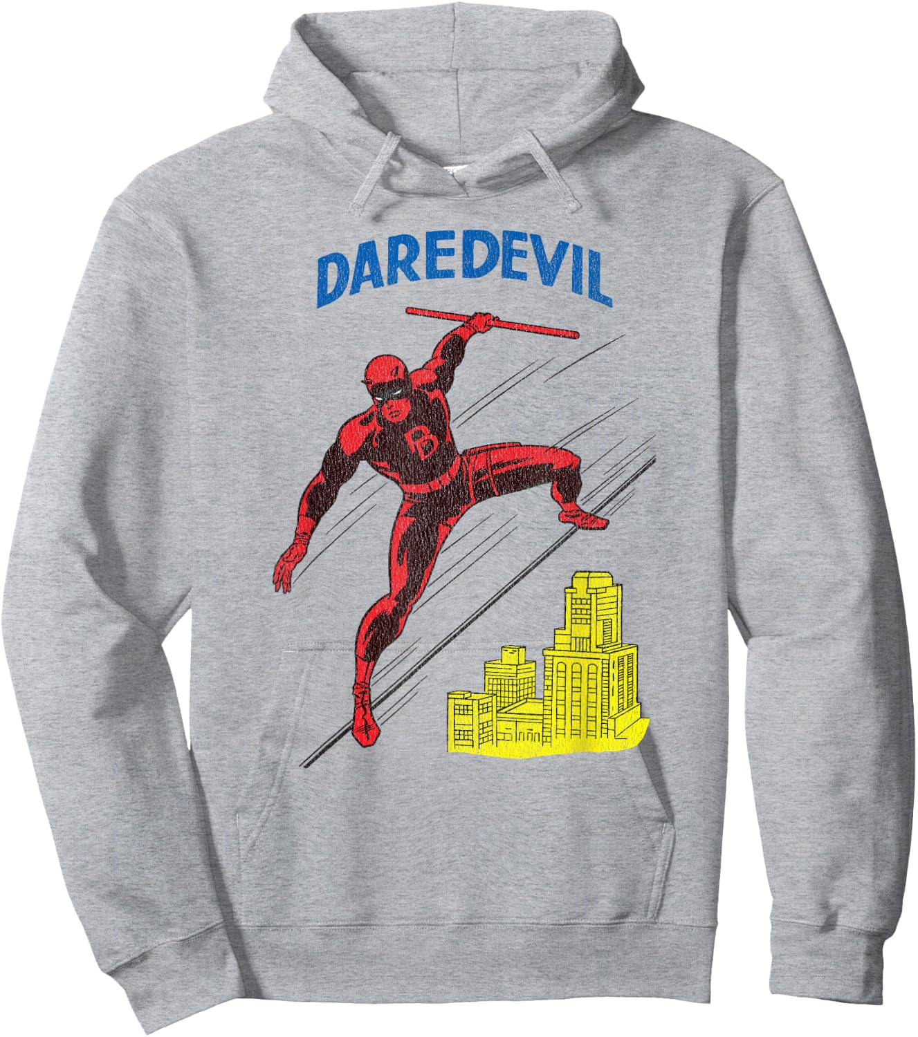 Marvel Daredevil Retro Comic Hoodie - Hoodie | Ash