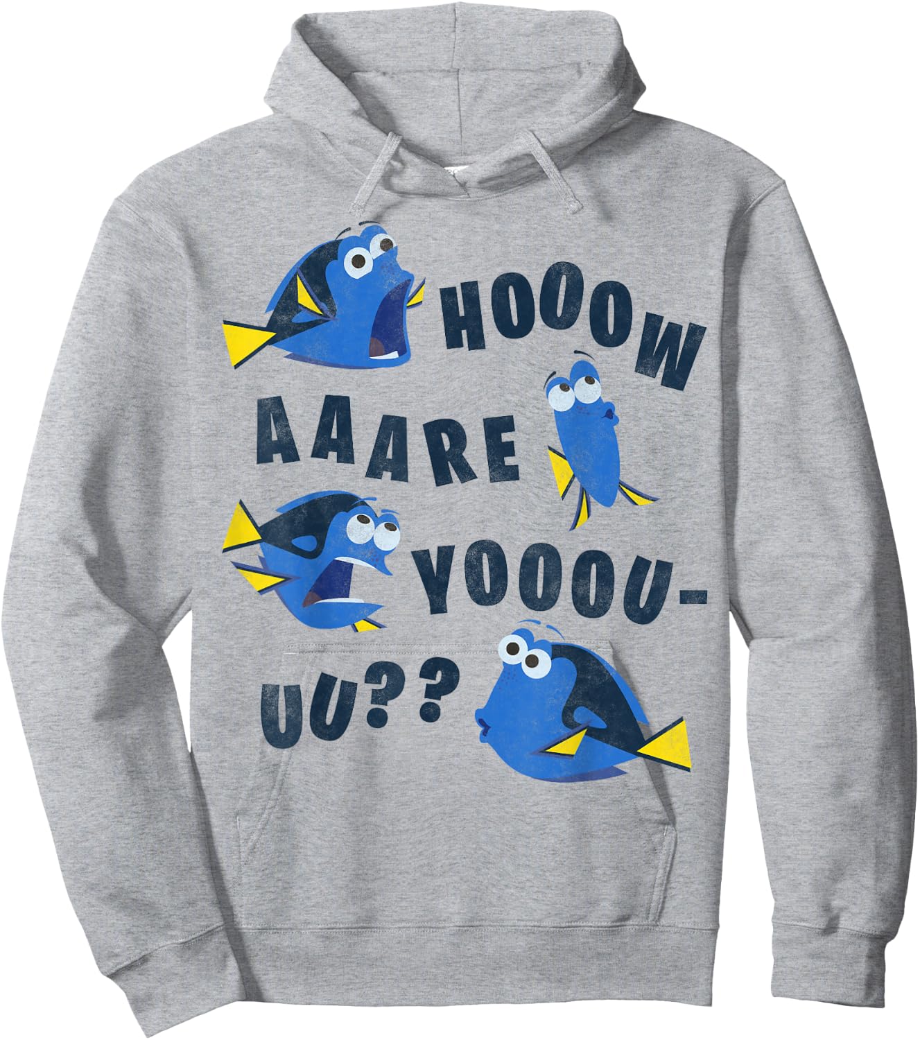 Disney Pixar Finding Dory How are You Graphic Hoodie - Hoodie | Ash