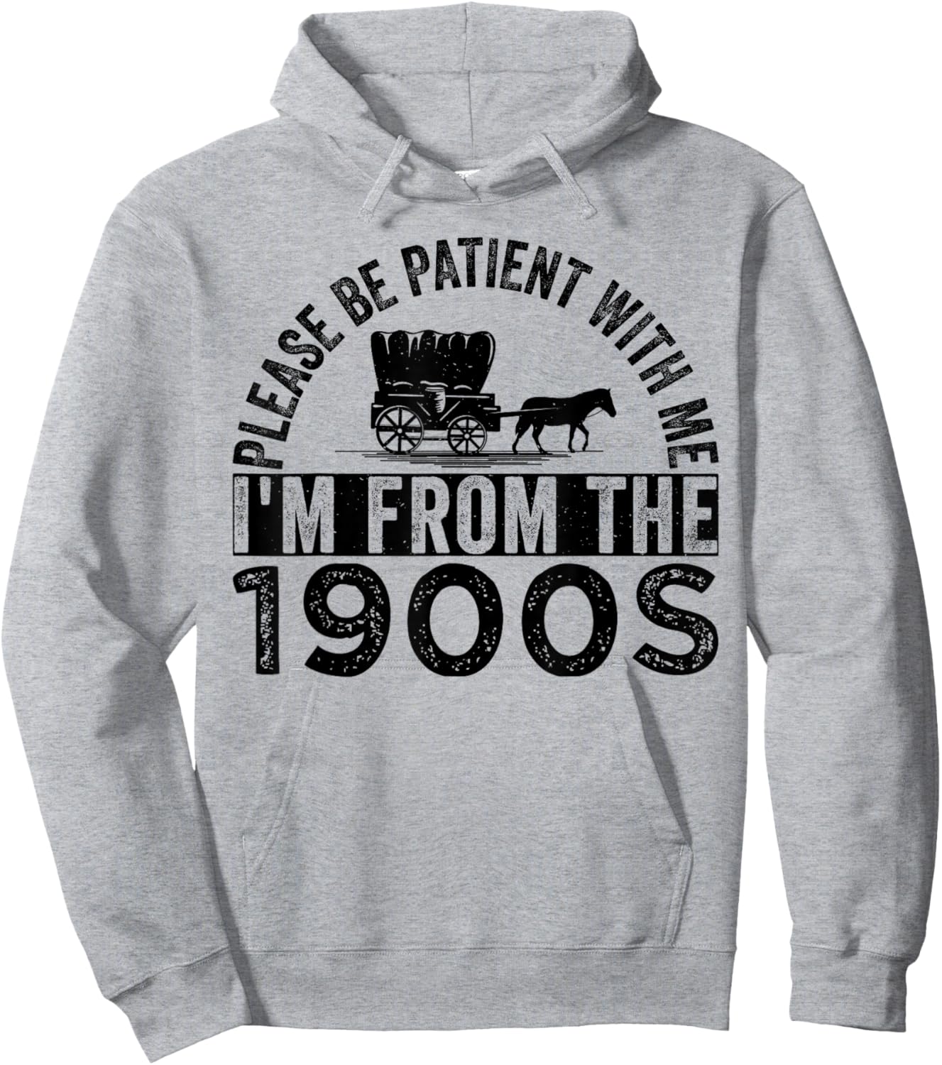 Please Be Patient with Me I'm from The 1900s Hoodie - Hoodie | Ash