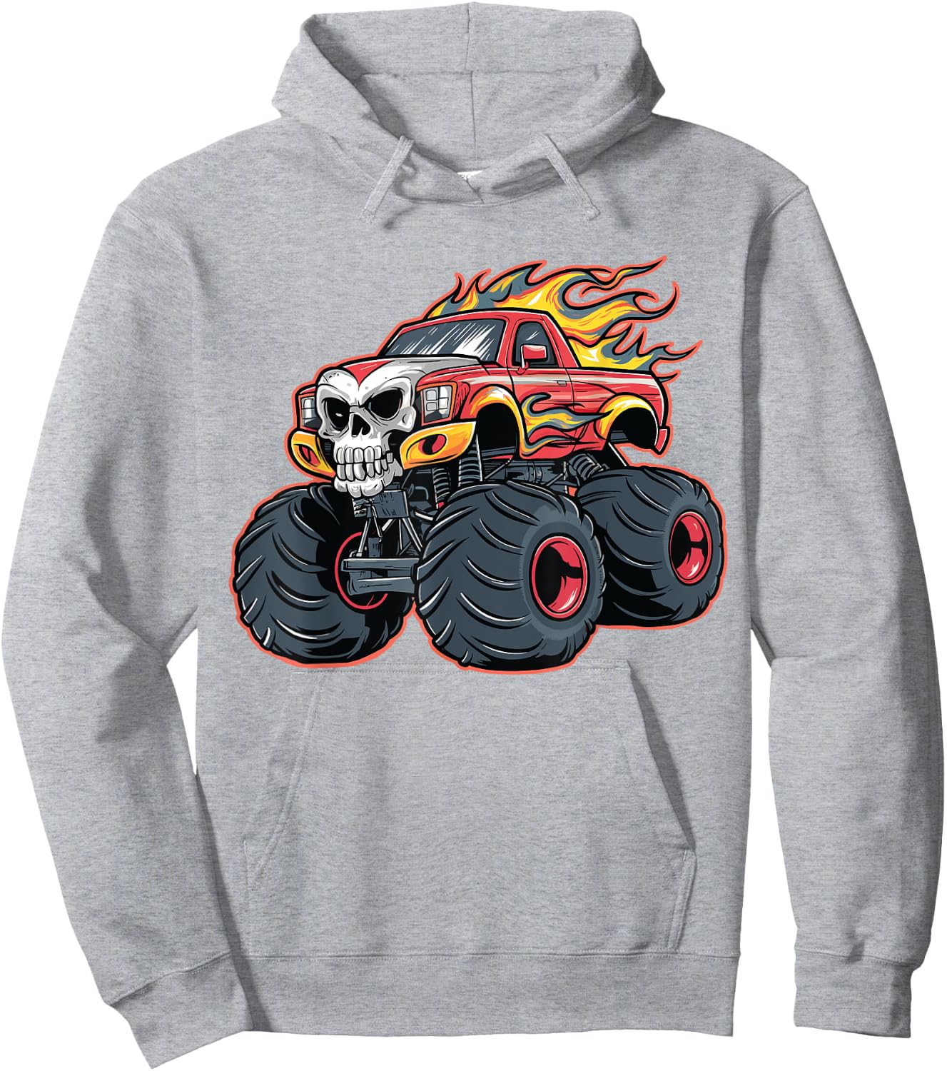 Monster Truck for toddlers Youth & Adults Hoodie - Hoodie | Ash