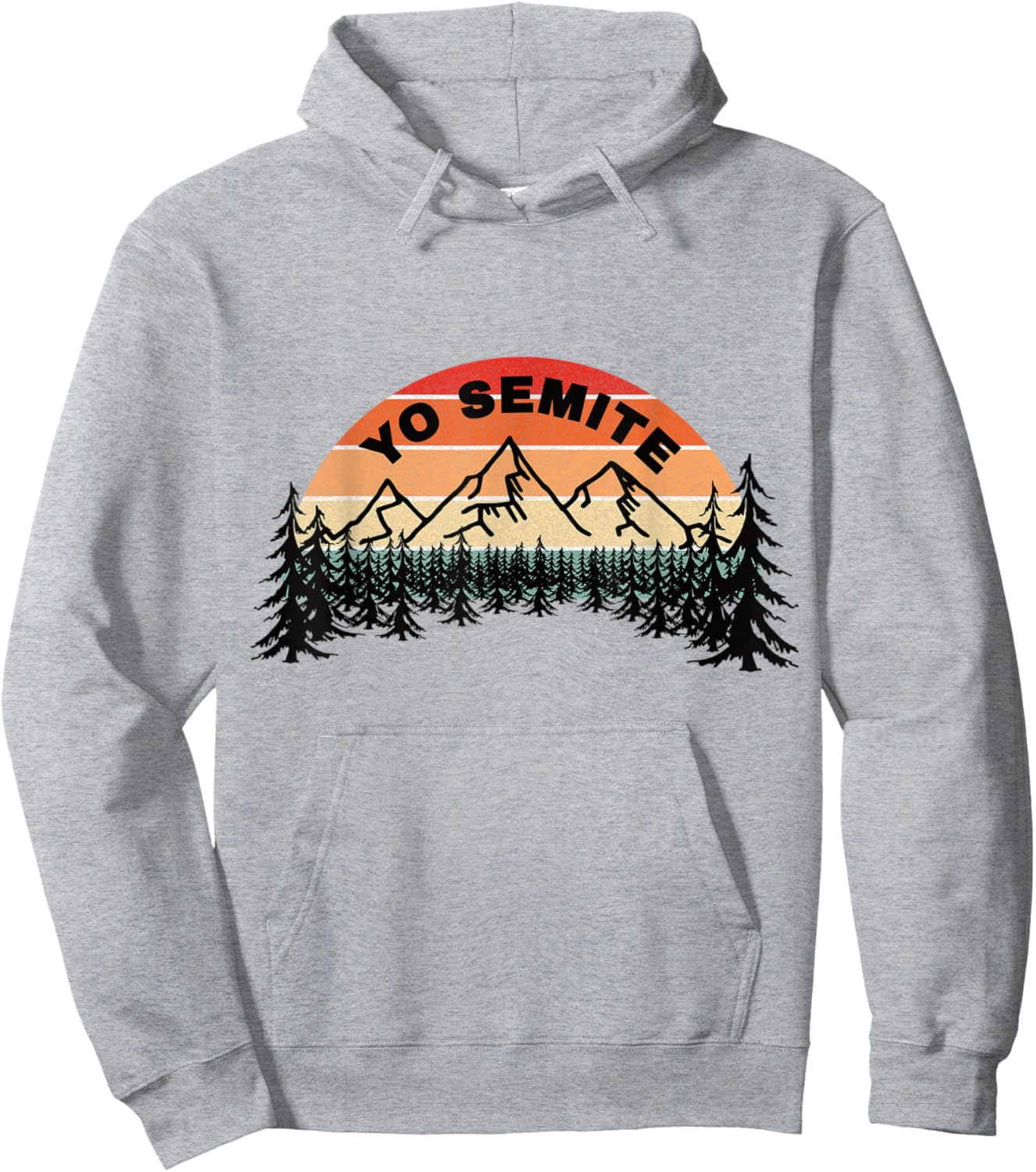 Yo Semite Mispronunciation Hoodie - Hoodie | Ash