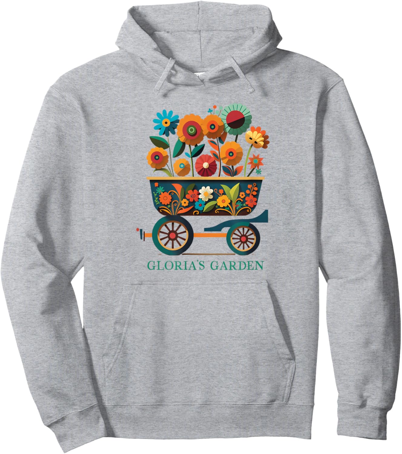 Gloria's Garden Gardening Plants Flowers Gloria Hoodie - Hoodie | Ash