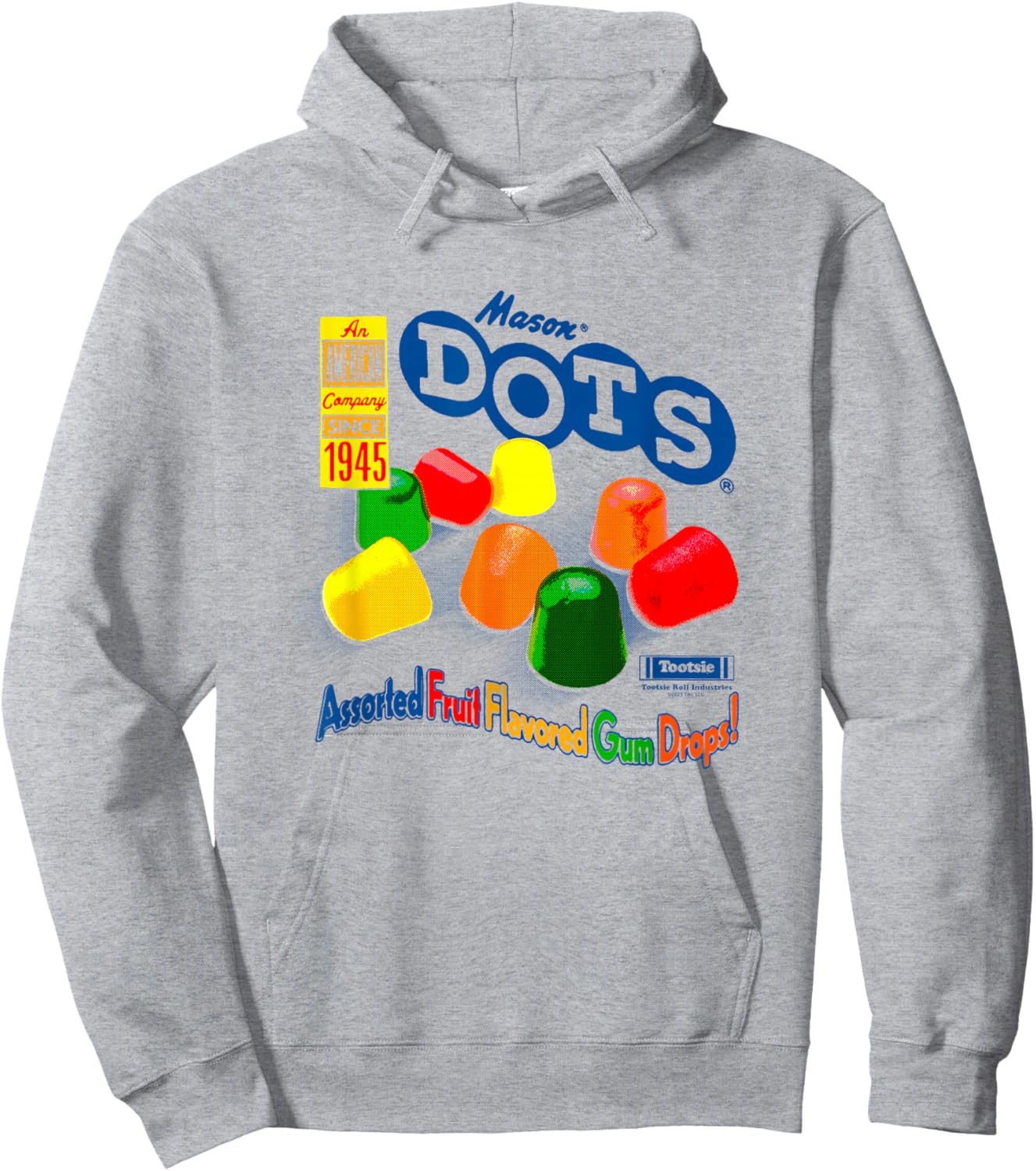 Dots Assorted Gum Drops Hoodie - Hoodie | Ash