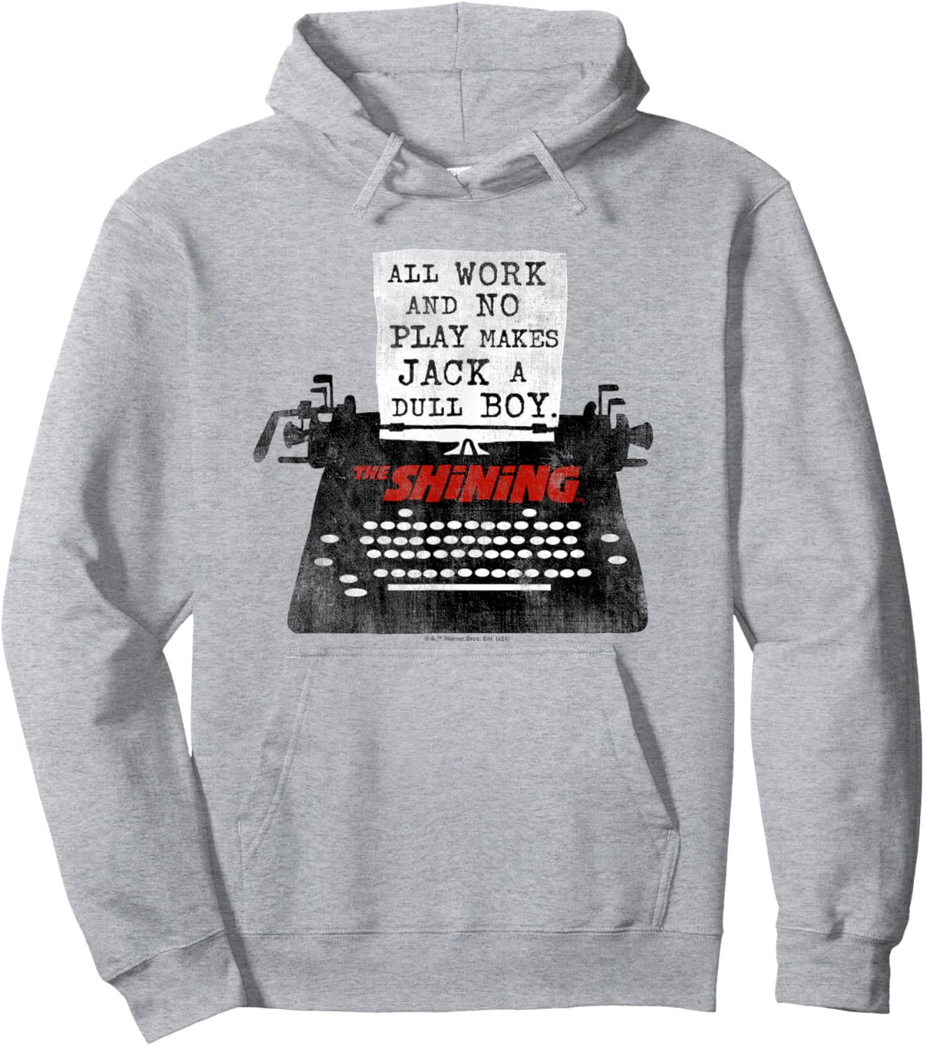 The Shining All Work No Play Hoodie - Hoodie | Ash