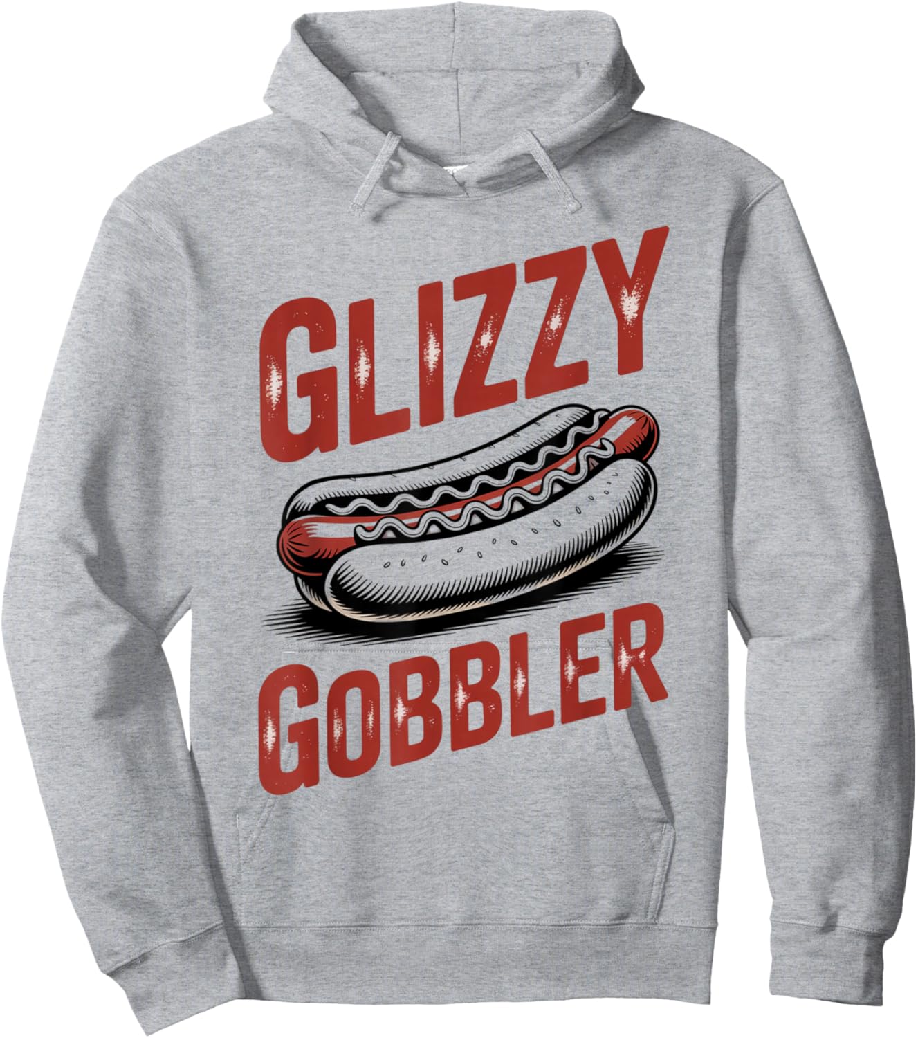 Vintage Glizzy Gobbler Women Hoodie - Hoodie | Ash
