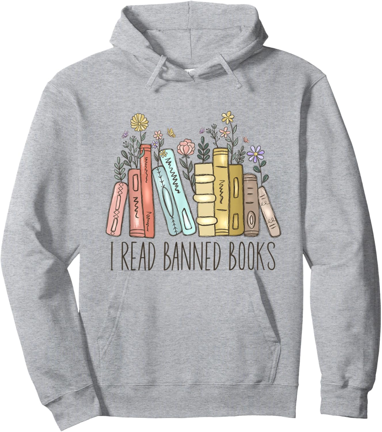 I Read Banned Books Hoodie - Hoodie | Ash