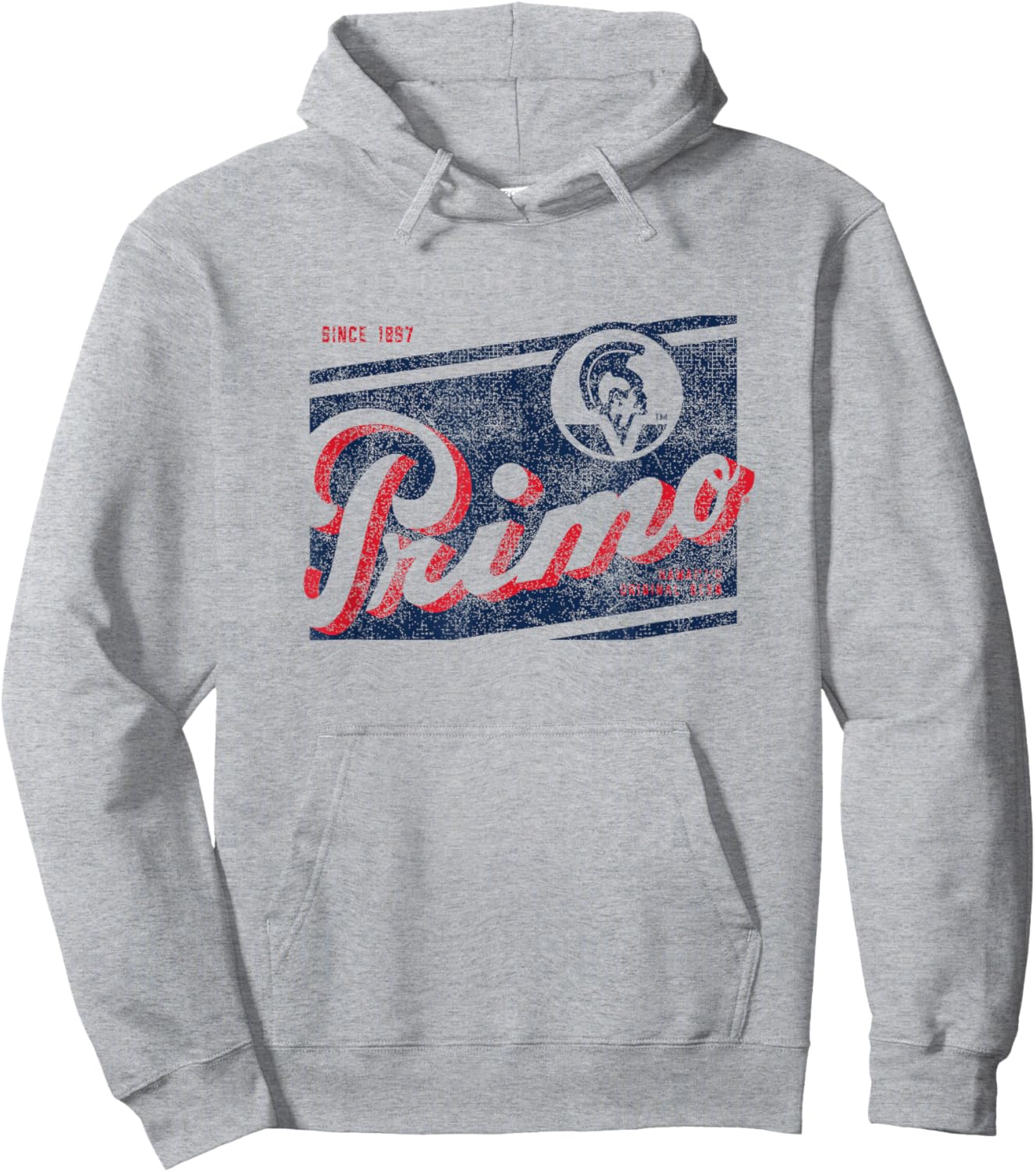 Primo Vintage Style - Logo Hoodie - Hoodie | Ash