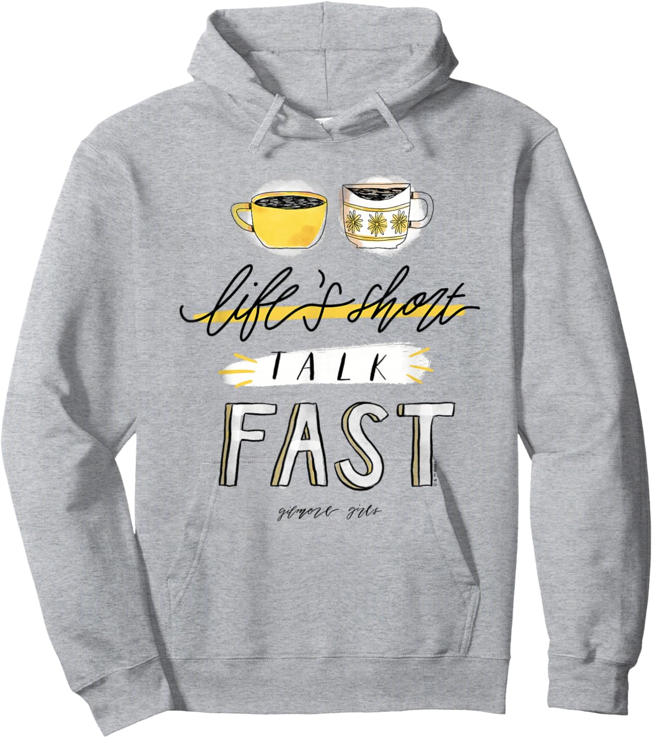 Gilmore Girls Life's Short Talk Fast Hoodie - Hoodie | Ash