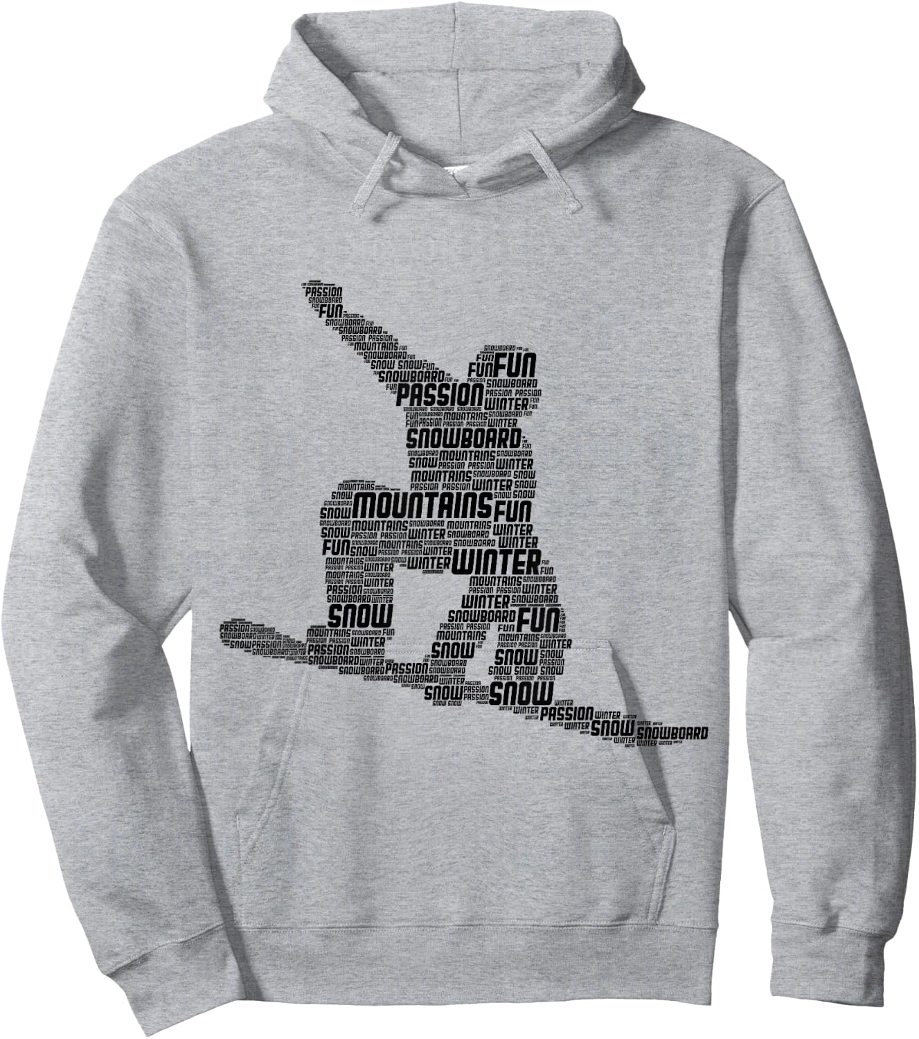 Snowboard Snowboarder Snowboarding Hoodie - Hoodie | Ash