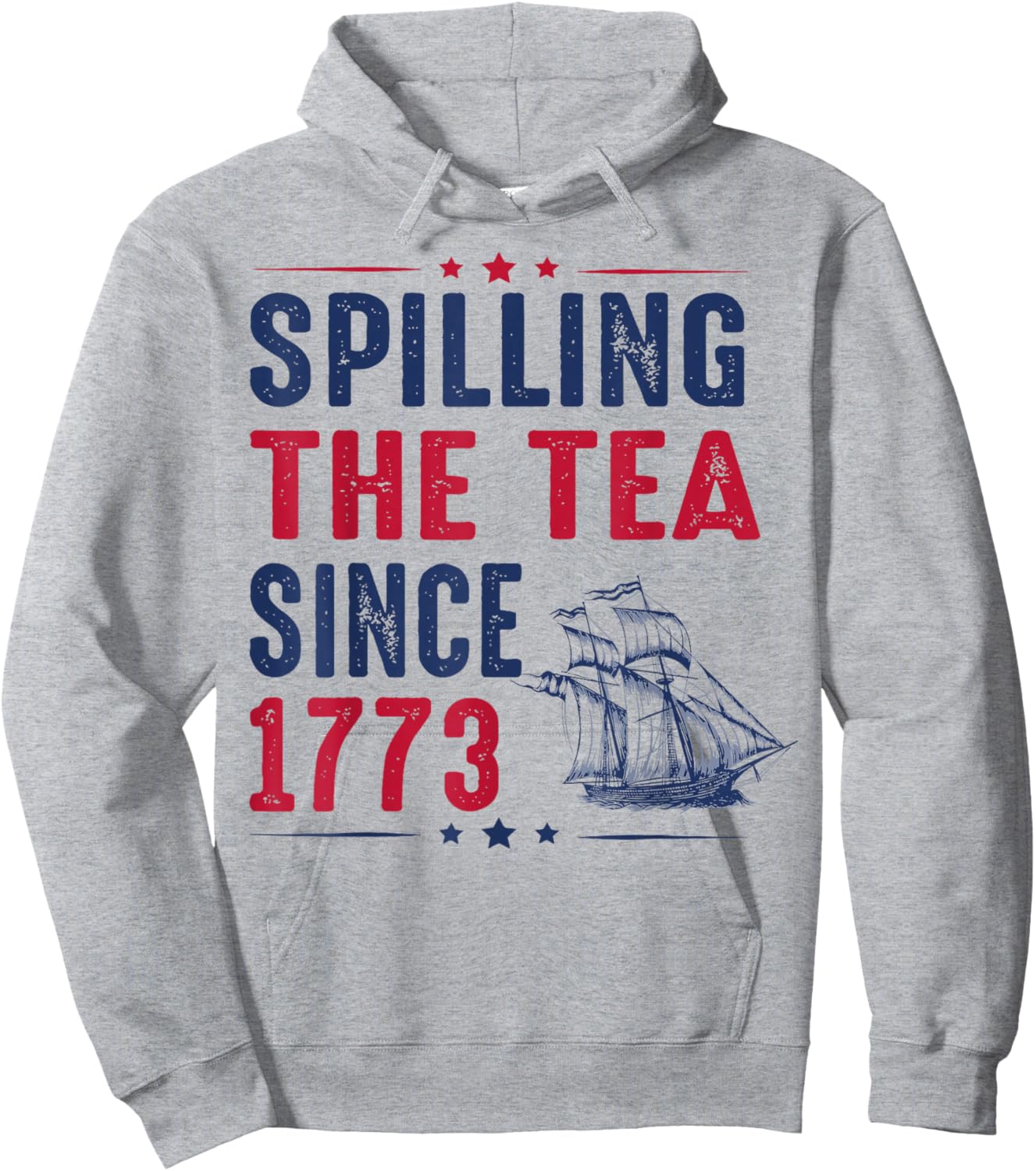 Spilling The Tea Since 1773 4th Of July Hoodie - Hoodie | Ash