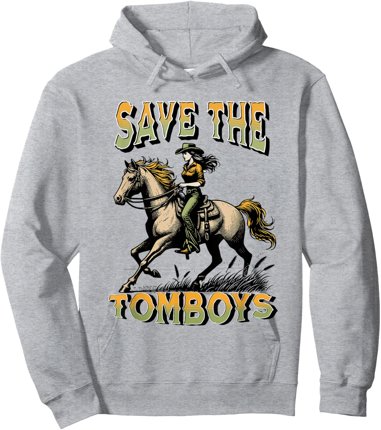 Save The Tomboys Hoodie - Hoodie | Ash