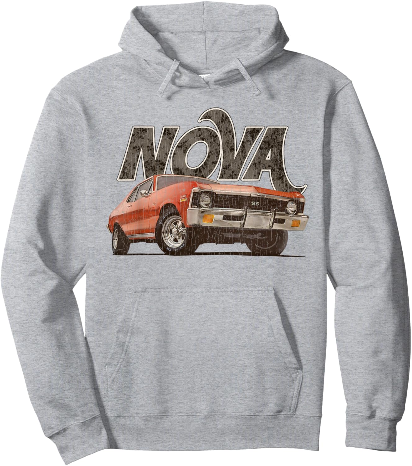 Vintage Chevys II Nova Hoodie - Hoodie | Ash