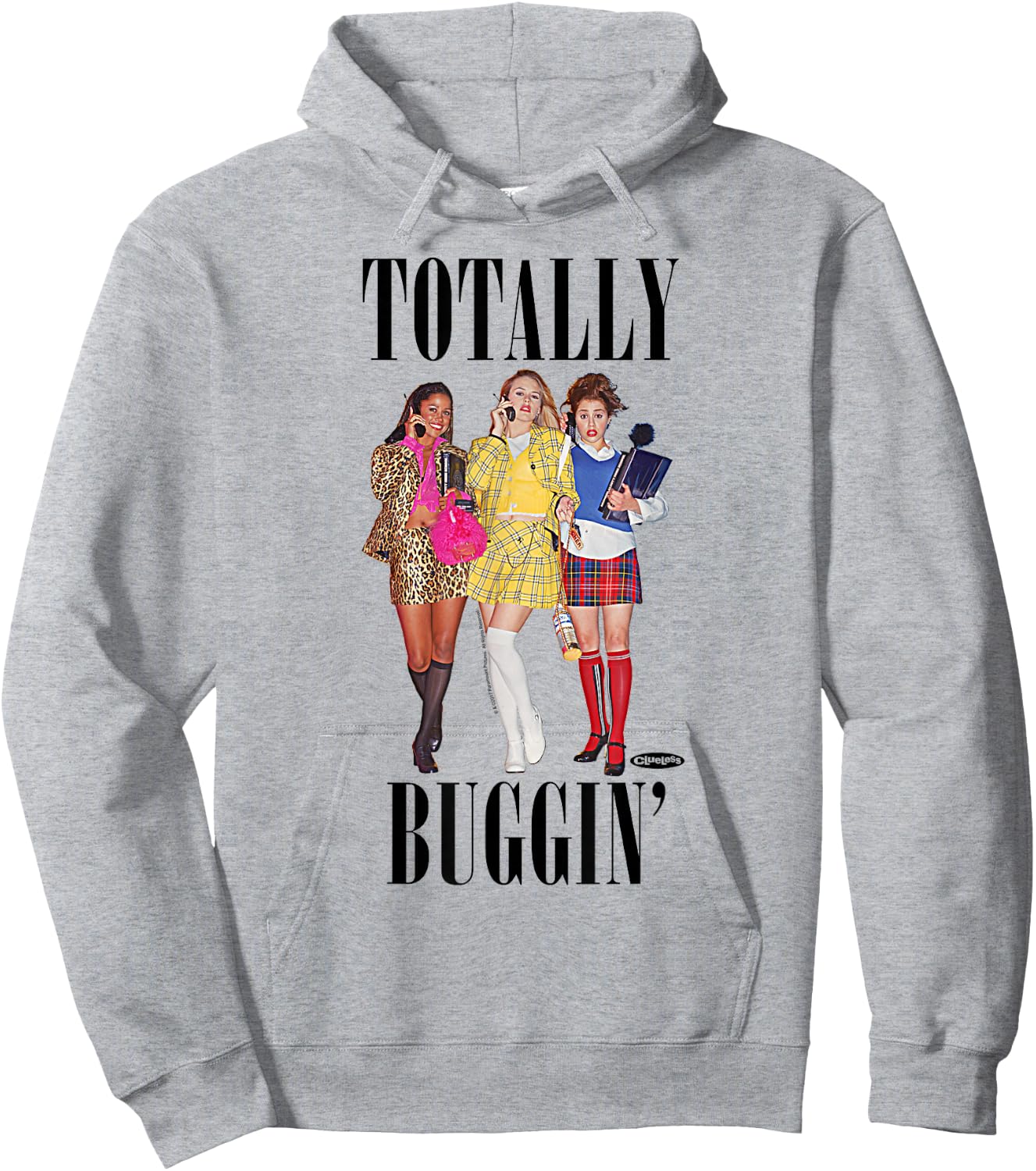 Clueless Totally Buggin' Trio Small Hoodie - Hoodie | Ash