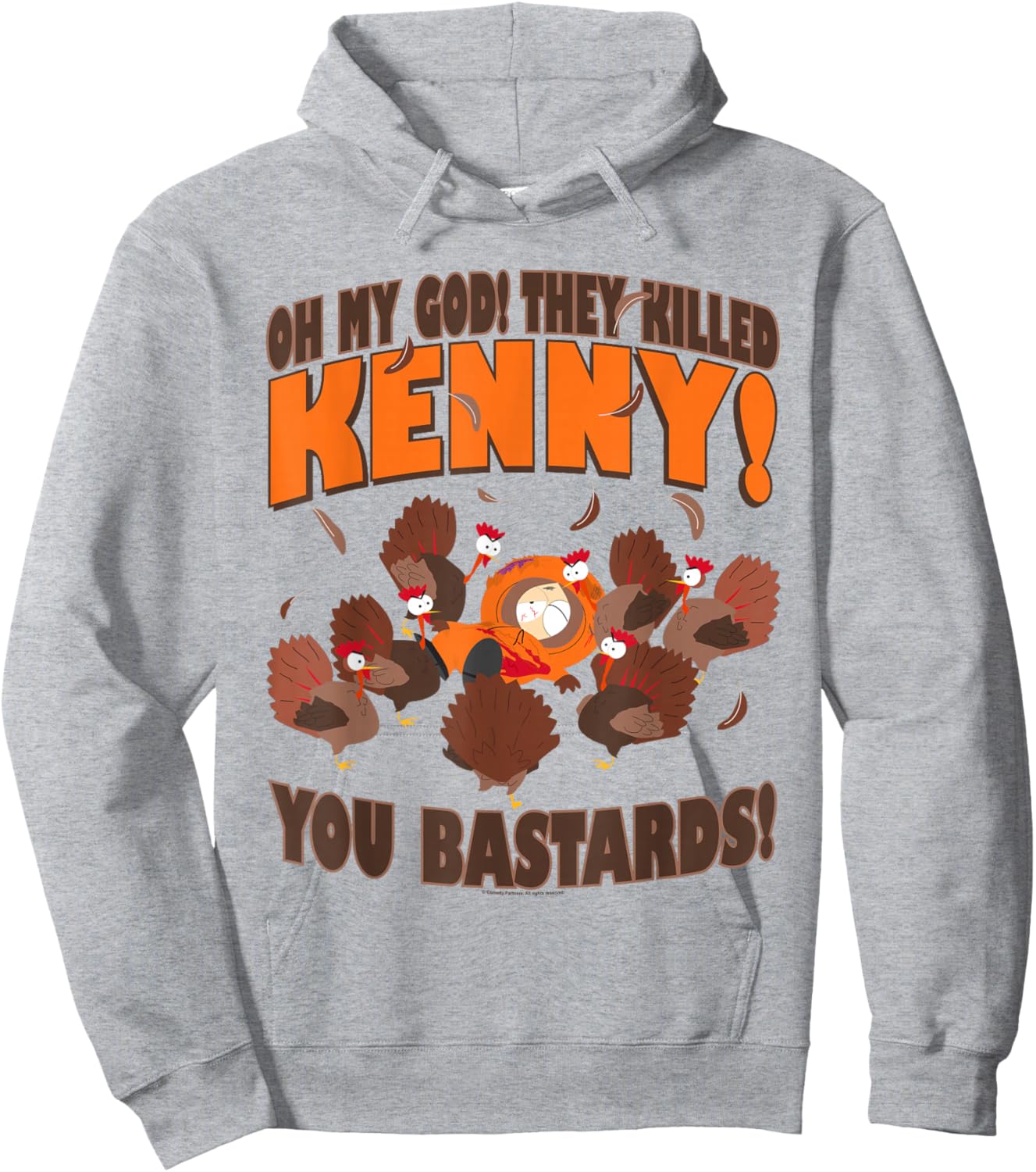South Park You Killed Kenny Thanksgiving Hoodie - Hoodie | Ash