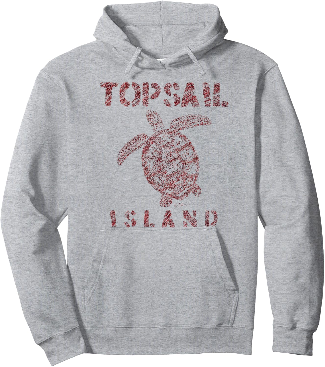 JCombs: Topsail Island, NC, Sea Turtle Hoodie - Hoodie | Ash