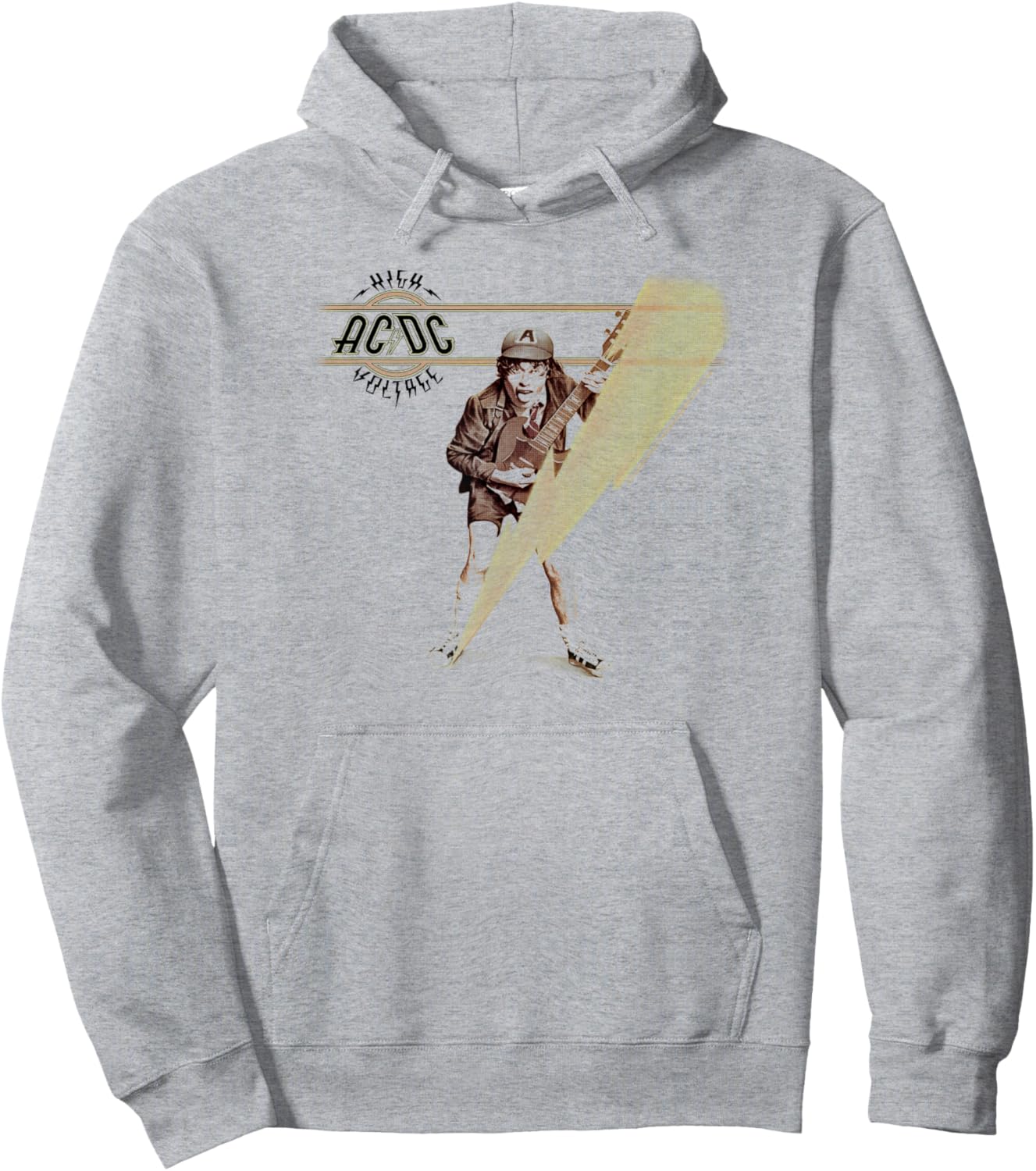 AC/DC - High Voltage Angus Hoodie - Hoodie | Ash