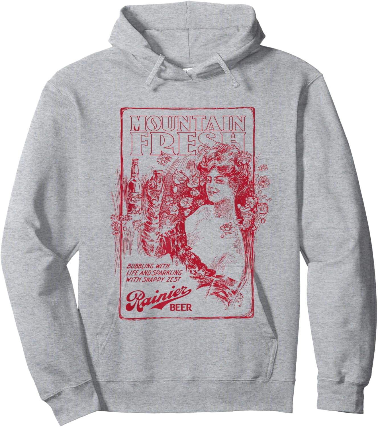 Rainier Style - Mountain Fresh Hoodie - Hoodie | Ash