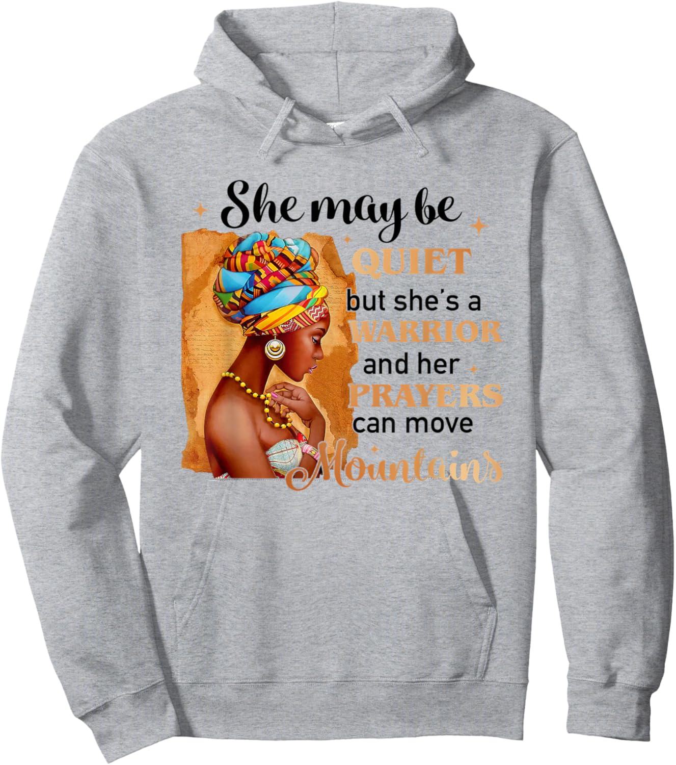 She May Be Quiet But She Is A Warrior Women Hoodie - Hoodie | Ash