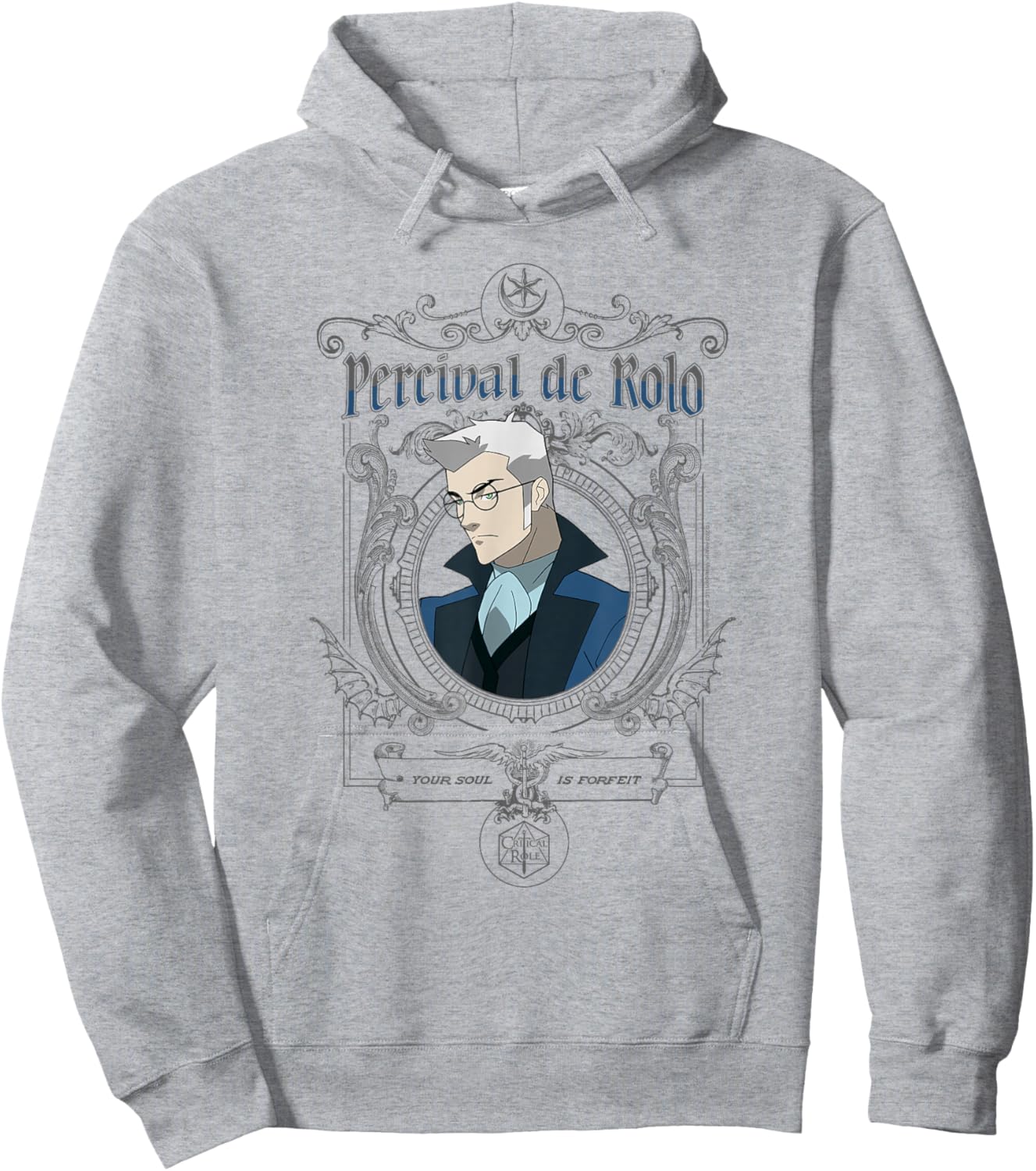 The Legend of Vox Machina Percy Goth Frame Hoodie - Hoodie | Ash