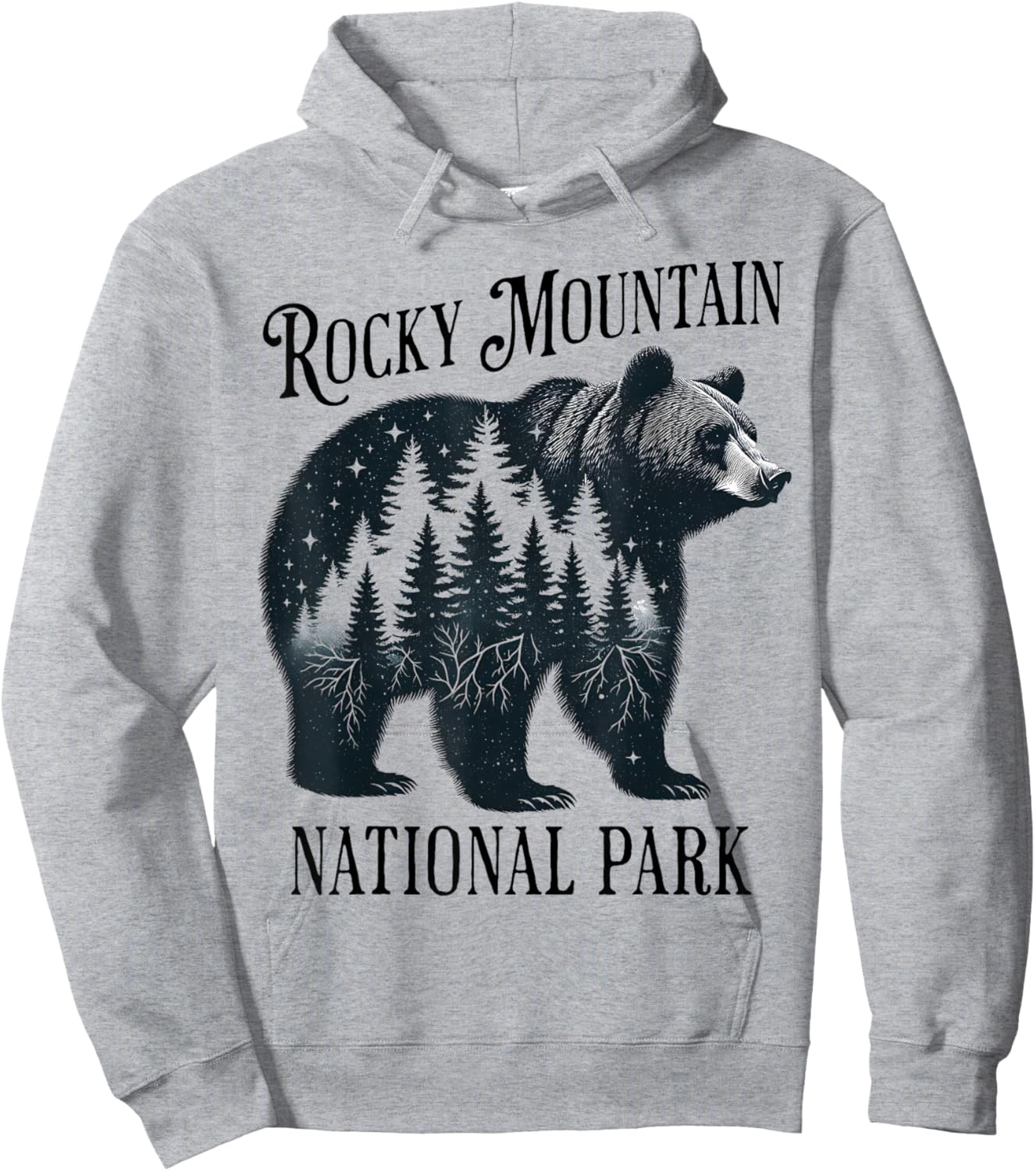 Rocky Mountain National Park Hoodie - Hoodie | Ash