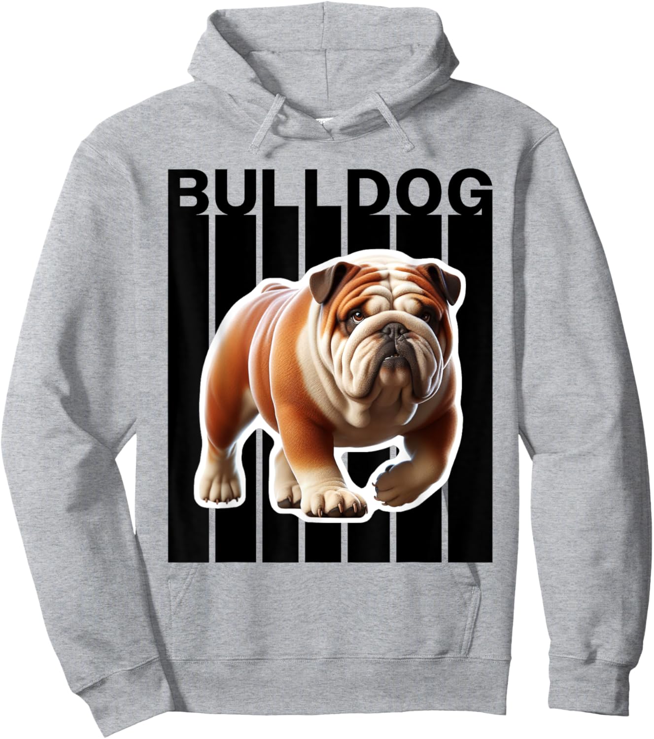 Bulldog dog lovers Men Women Kids Hoodie - Hoodie | Ash