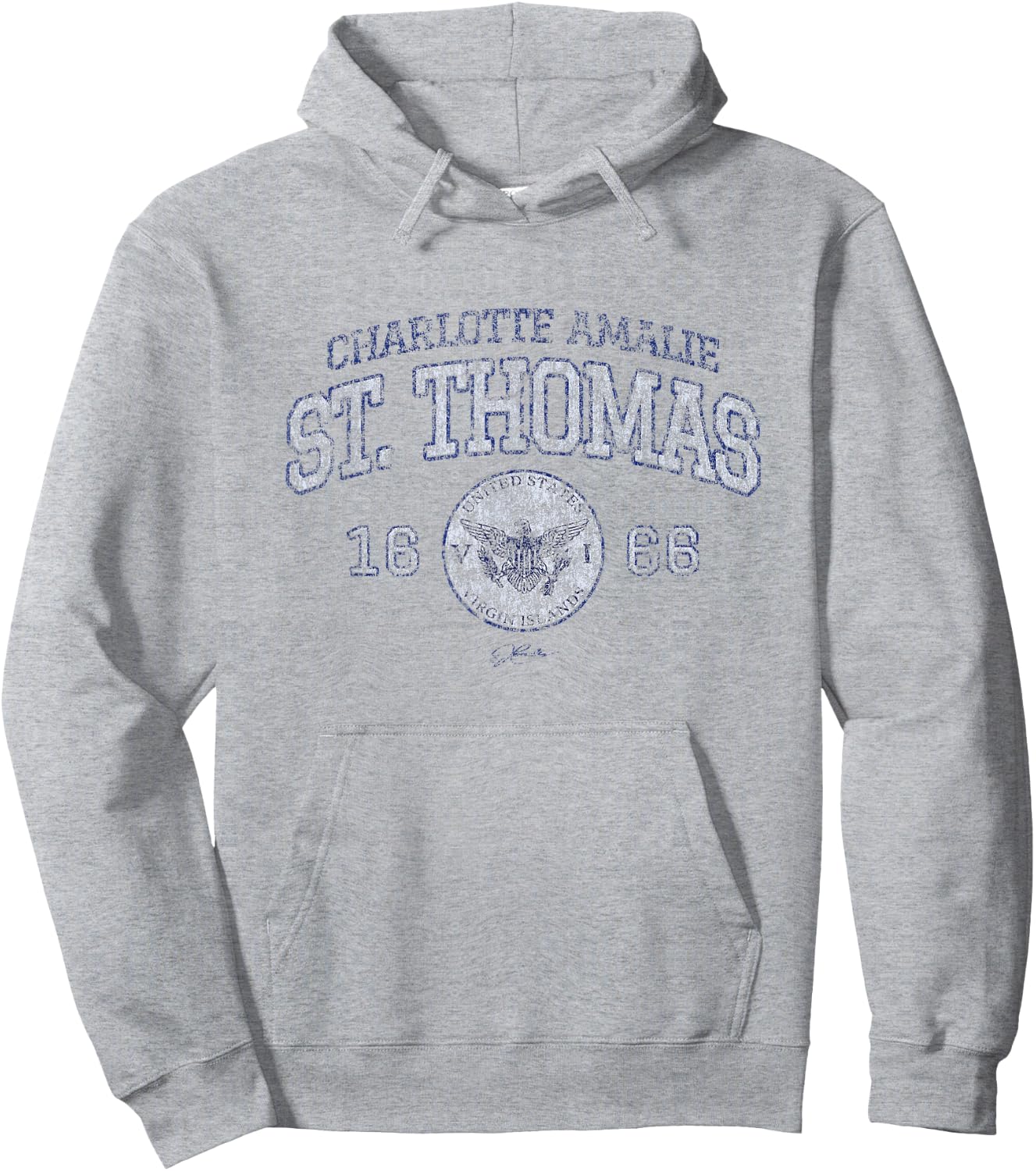 JCombs: Charlotte Amalie, St. Thomas, USVI Hoodie - Hoodie | Ash