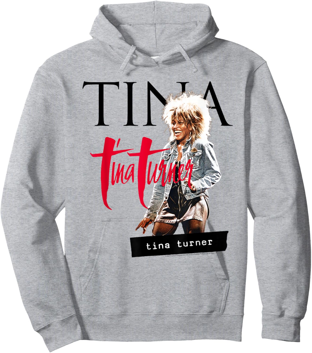 Tina Turner Multi Logo Photo Hoodie - Hoodie | Ash