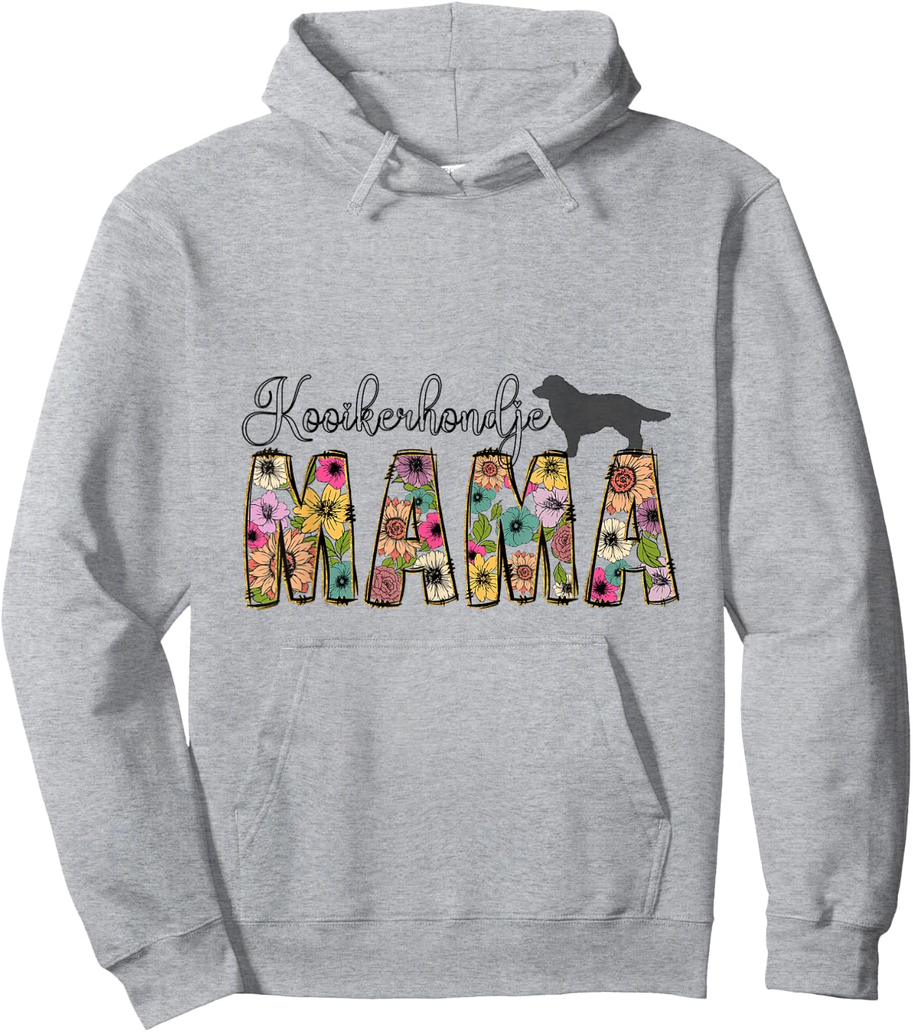 Kooikerhondje Dog Hoodie - Hoodie | Ash