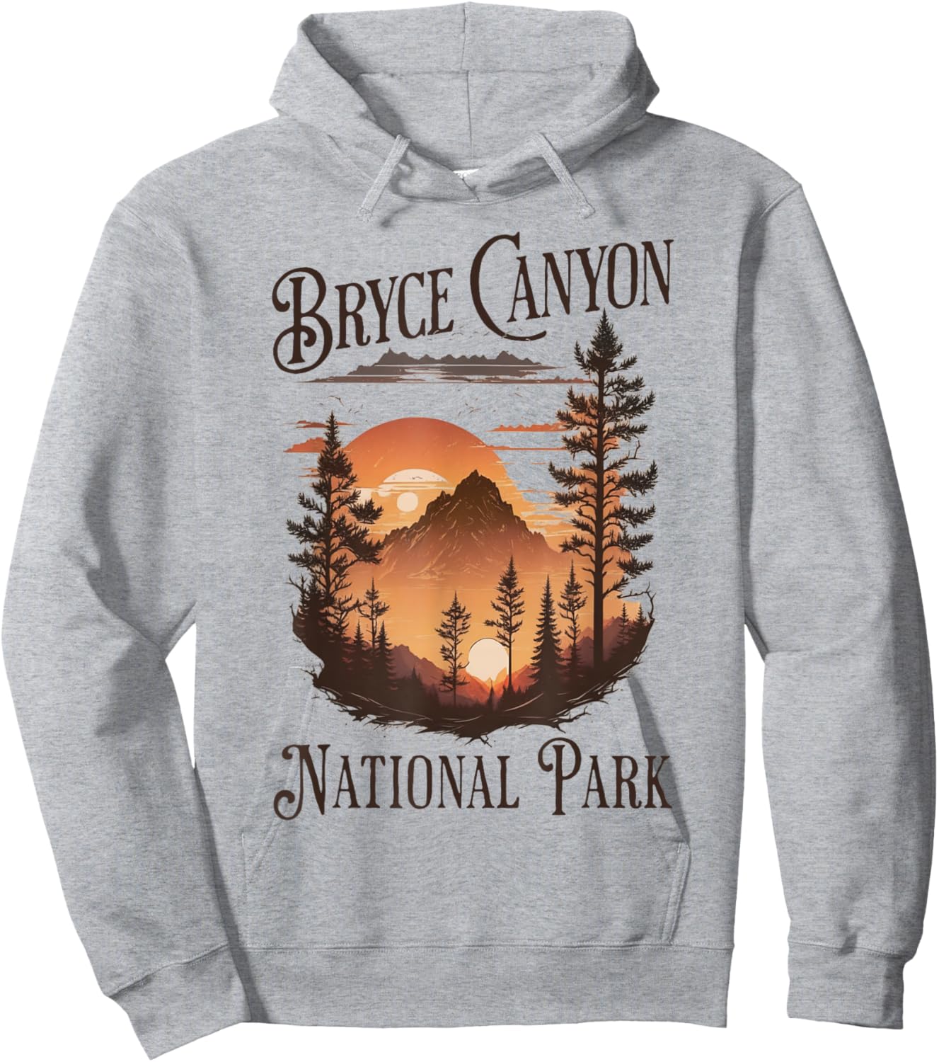 Bryce Canyon National Park Hoodie - Hoodie | Ash