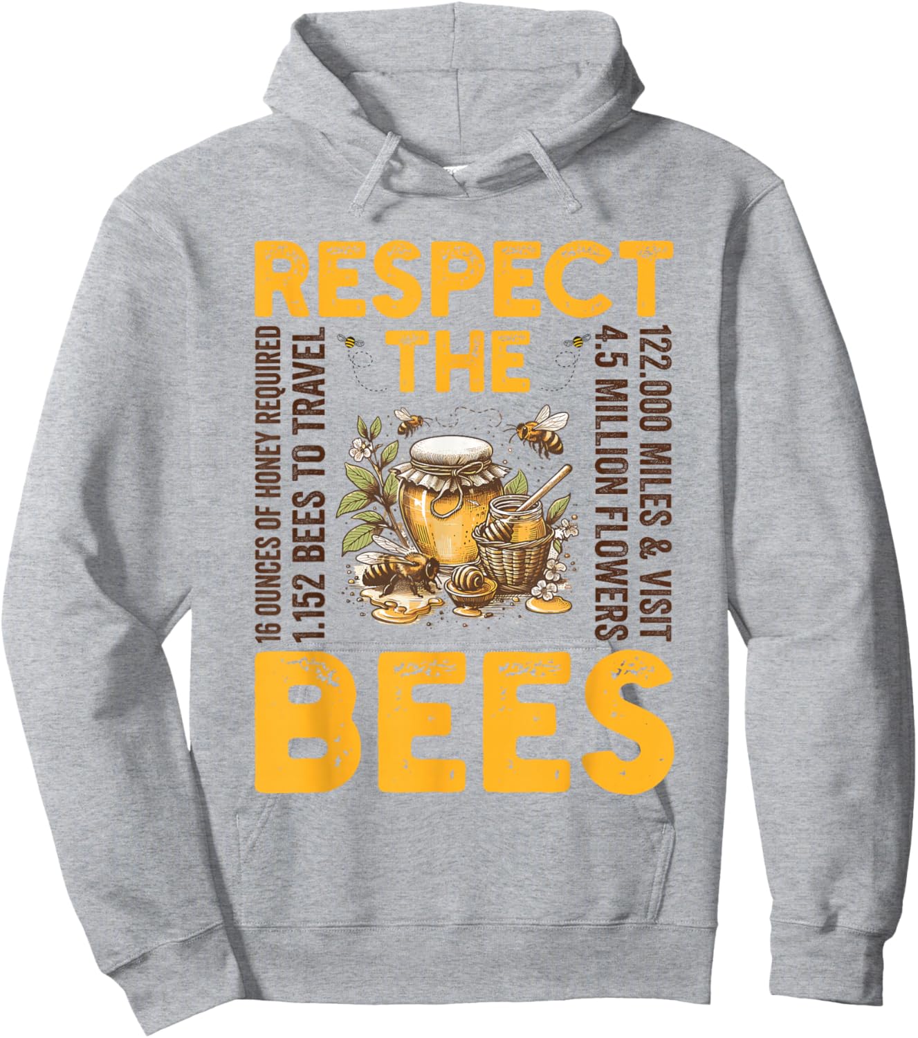 Beekeeper Clothes Honey Pollen Beekeeping Hoodie - Hoodie | Ash