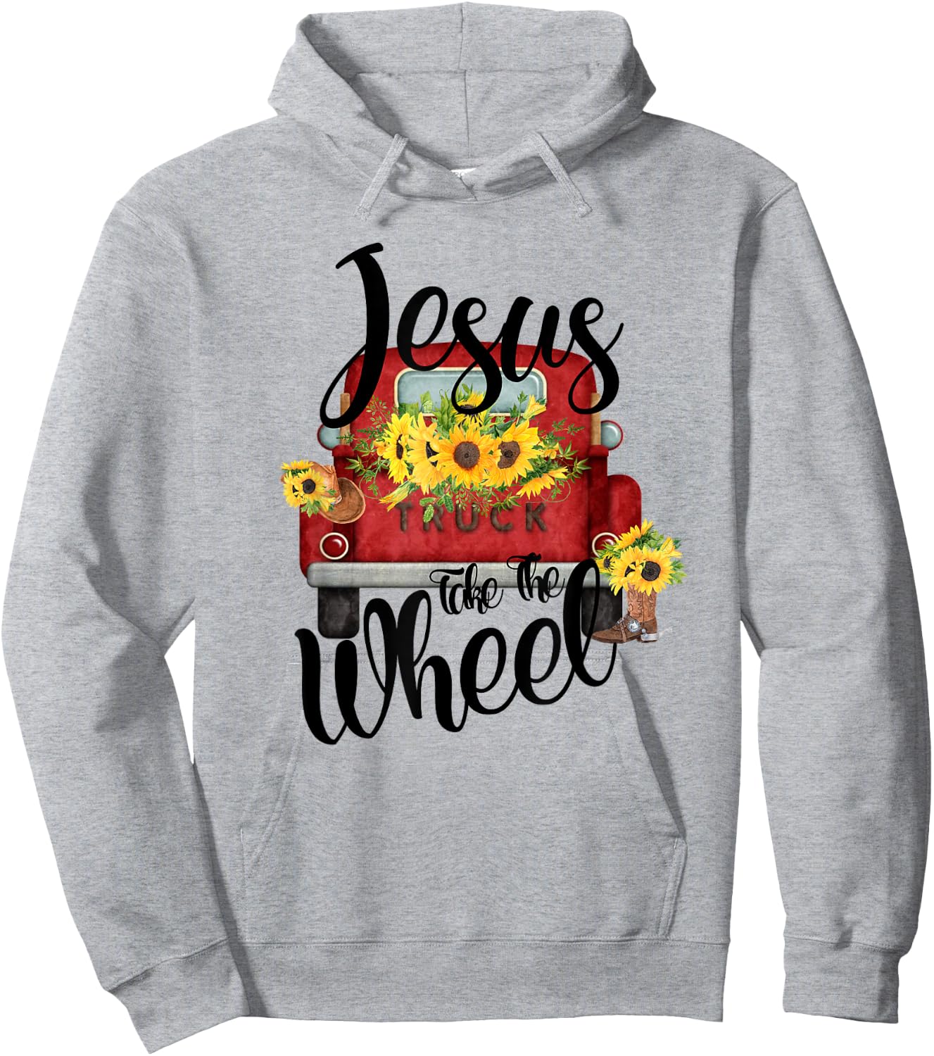 Jesus Take The Wheel Hoodie - Hoodie | Ash