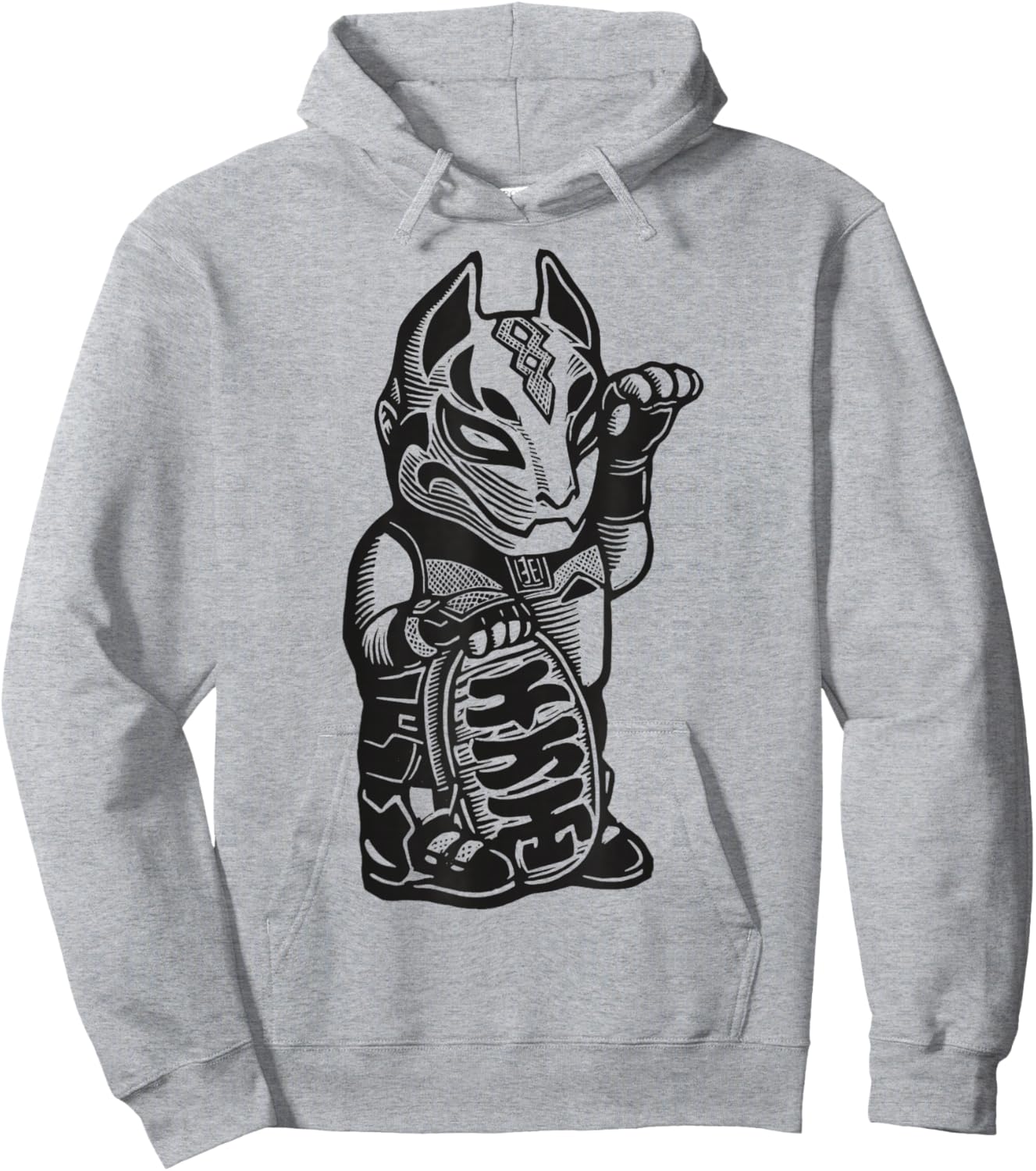 Fortnite Drift Wood Carved Art Print Logo Hoodie - Hoodie | Ash