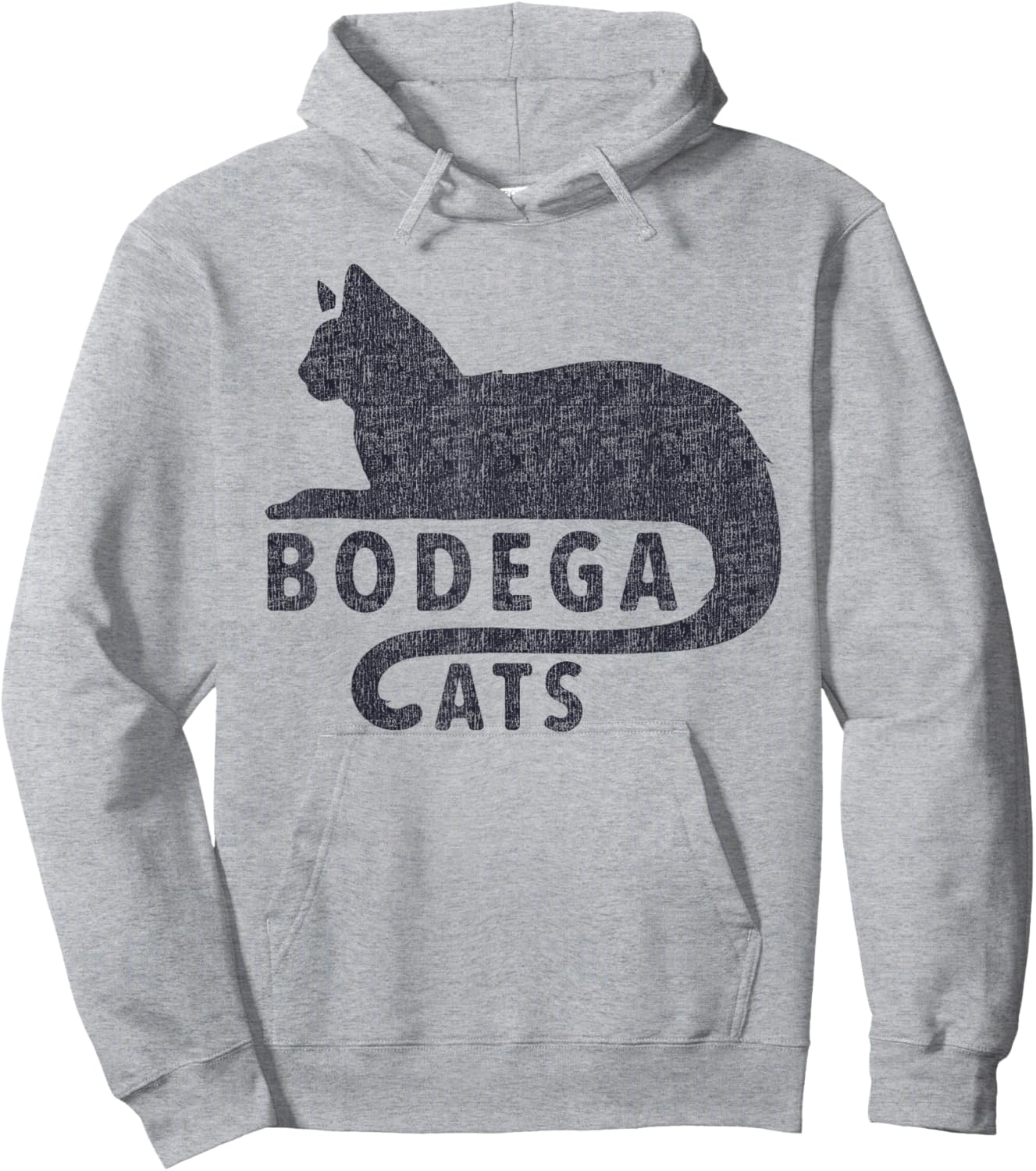 Bodega Cats Funny Black Cat Lover Hoodie - Hoodie | Ash
