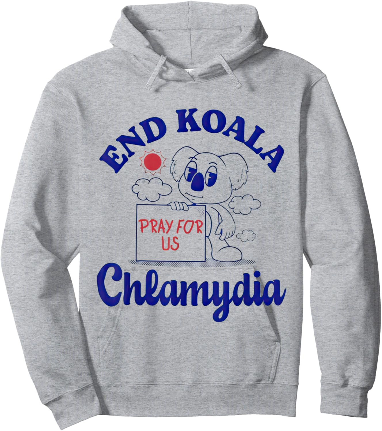 End Koala Chlamydia, Funny Hoodie - Hoodie | Ash