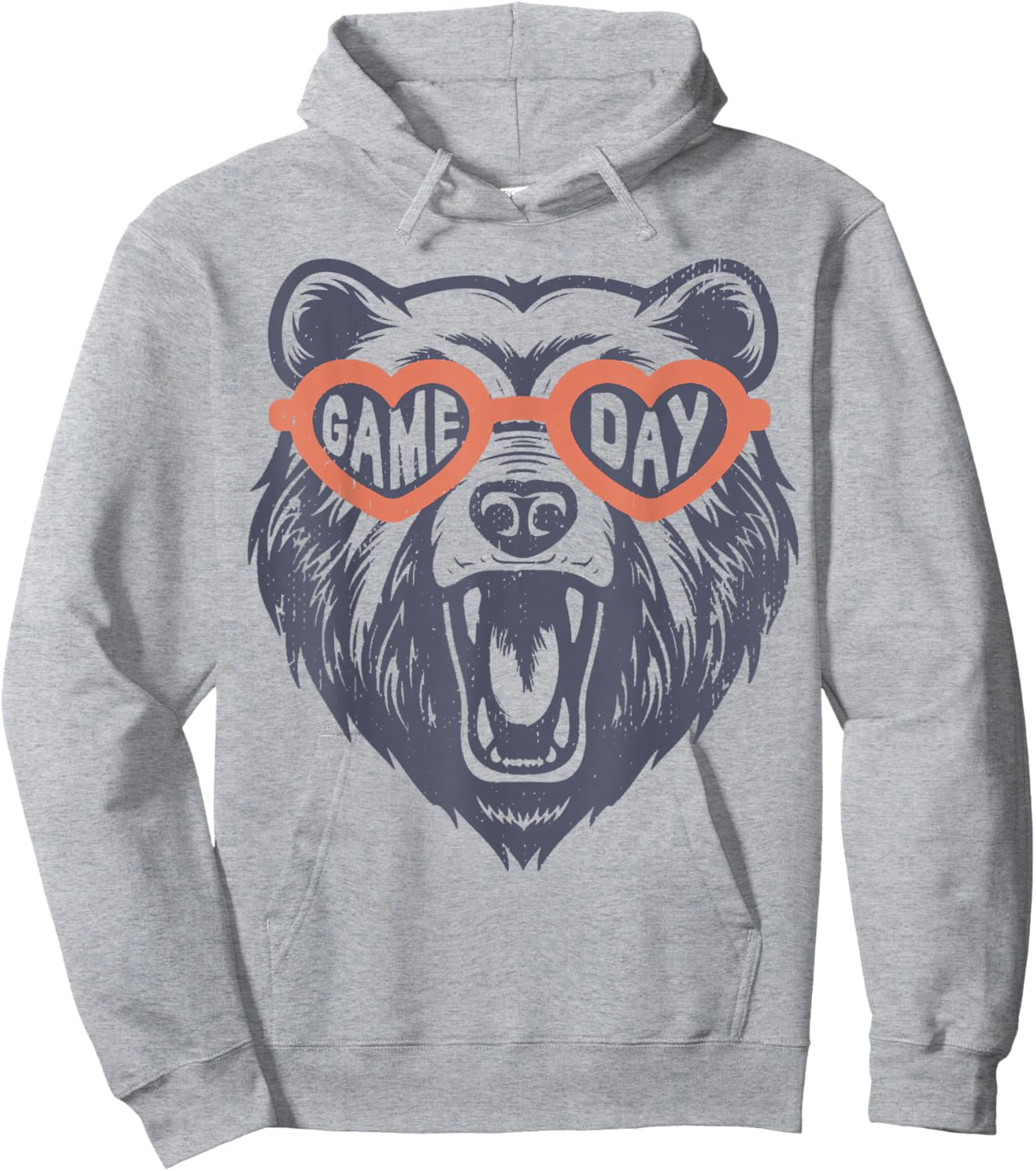 Game Day Bear Hoodie - Hoodie | Ash