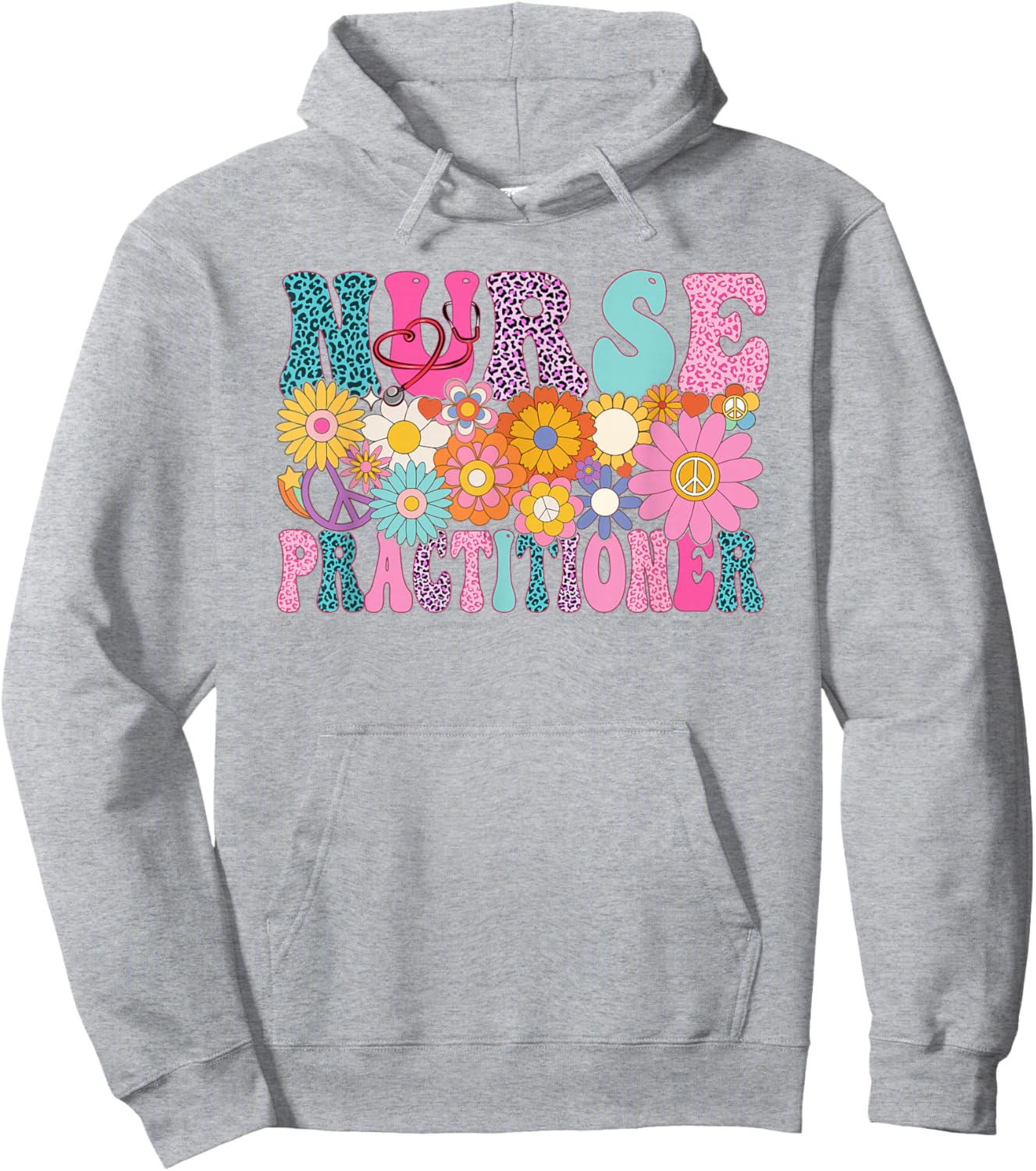 Nurse Practitioner Week Groovy Appreciation Day Hoodie - Hoodie | Ash